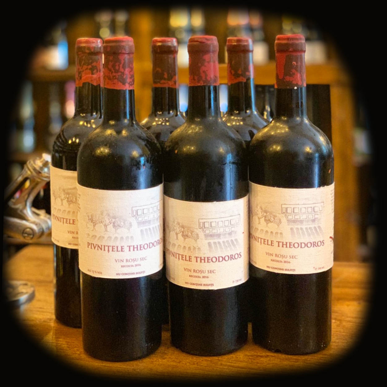 Lot de vinuri roșii crama Theodorus, fără sulfiți, 2016, 6st x 0,75l