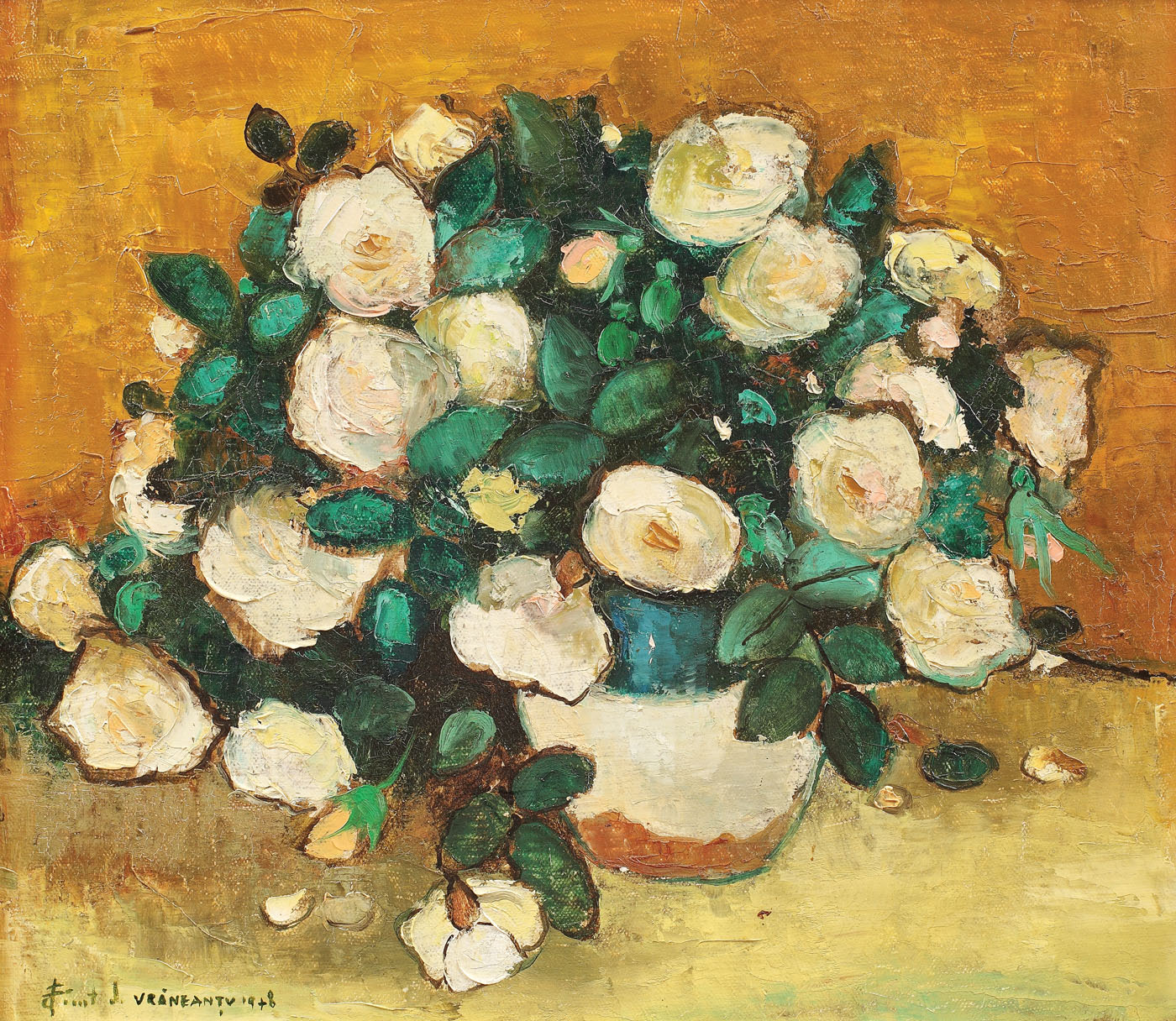 Vase with Roses