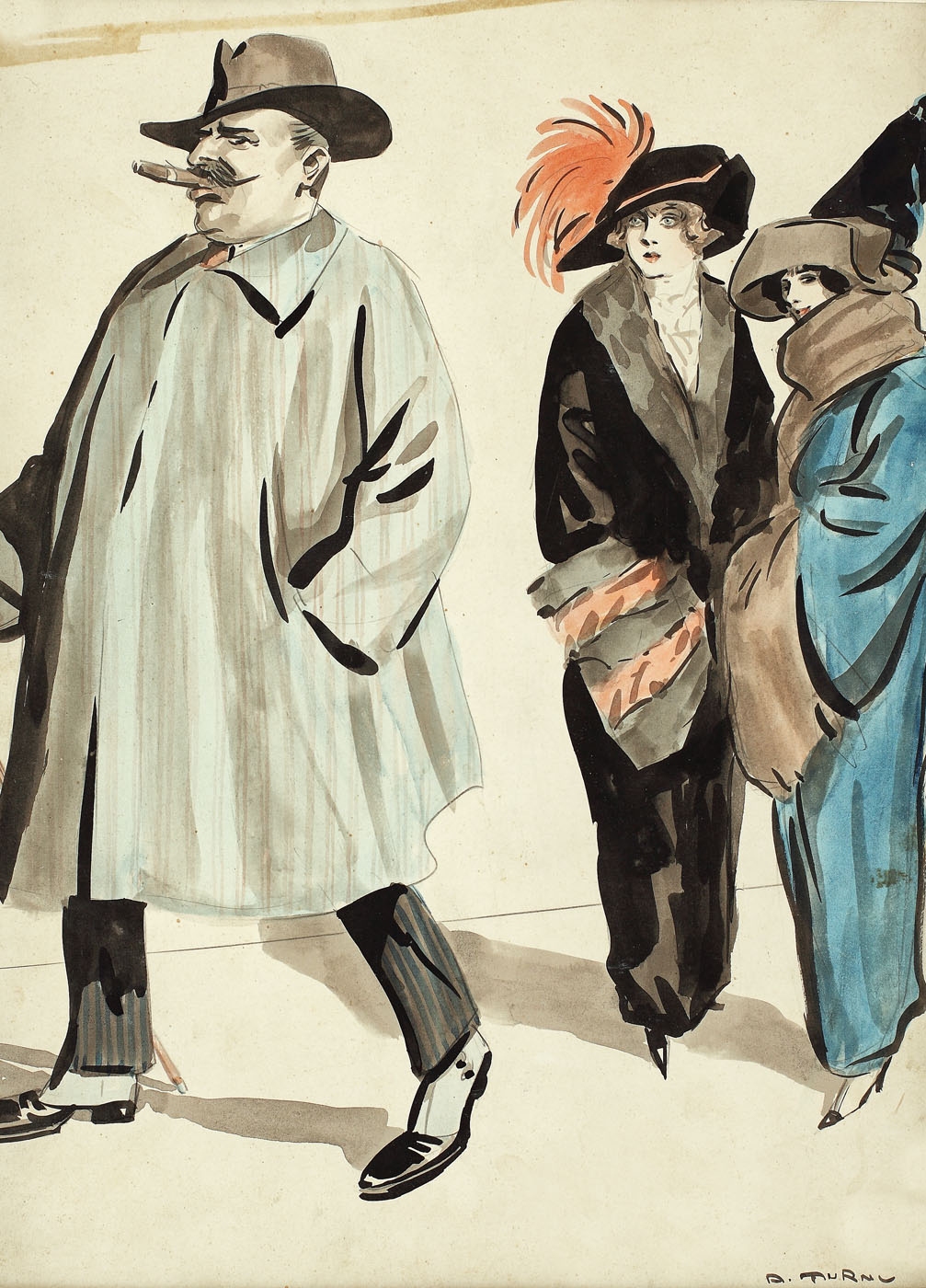 Bourgeois on a Stroll