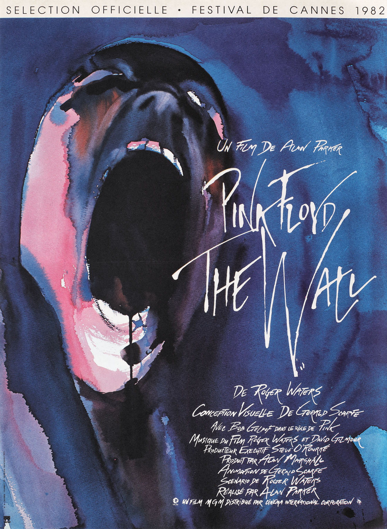 Movie poster - "The Wall", for the Oficial Selection of Cannes Festival, France, 1982