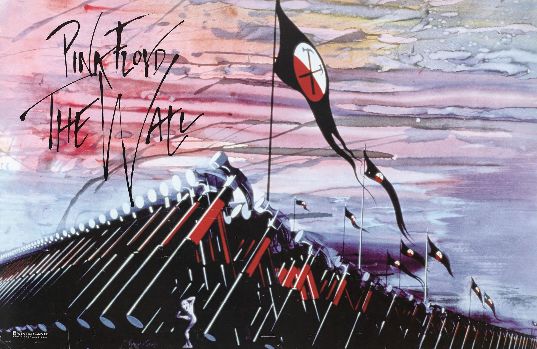 "Pink Floyd, The Wall - album promotion poster