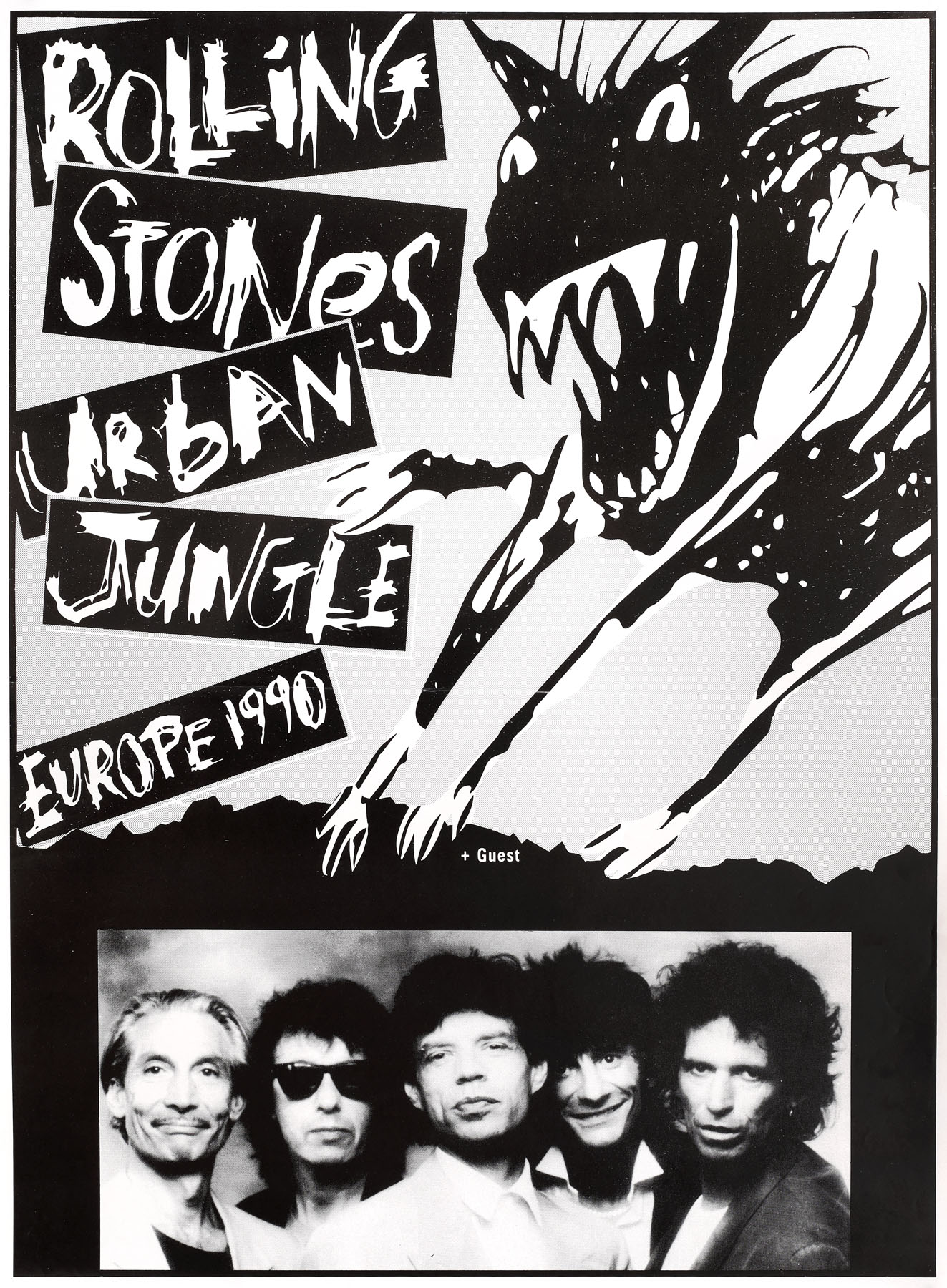 The Rolling Stones, Urban Jungle - album promotion poster