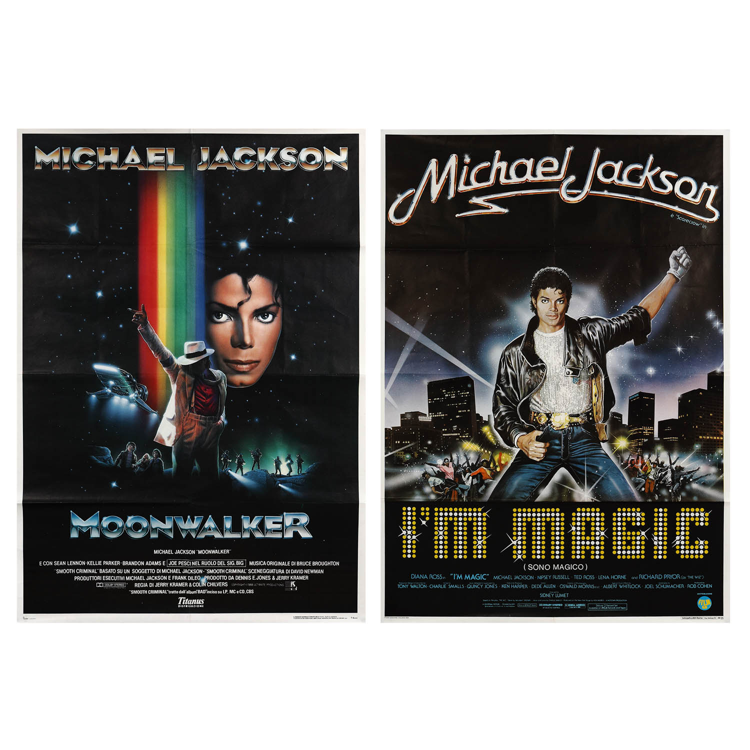Michael Jackson Posters - "Moonwalker" and "I'm magic"