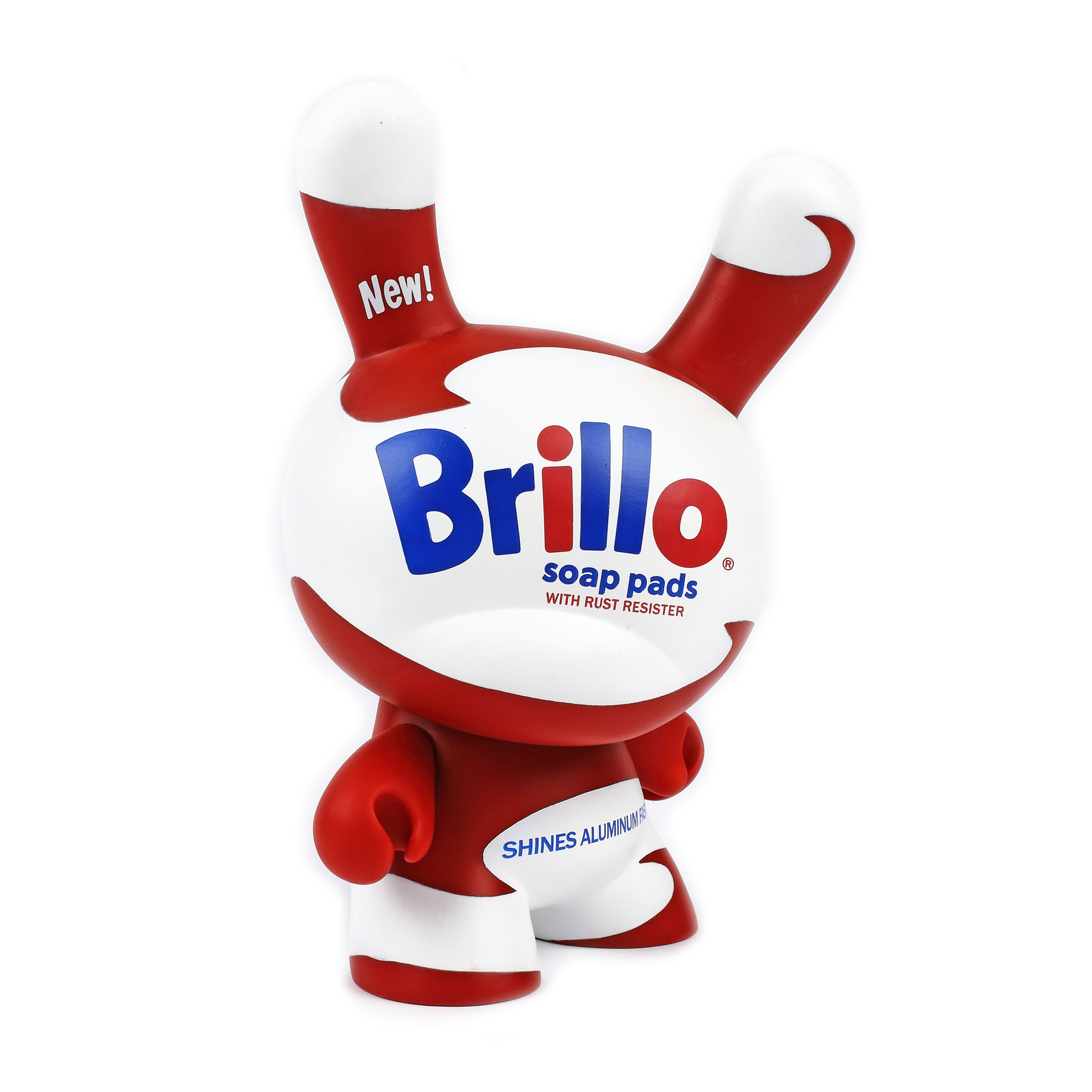 "White Brillo Dunny" - toy designed by Andy Warhol, produced by Kidrobot 