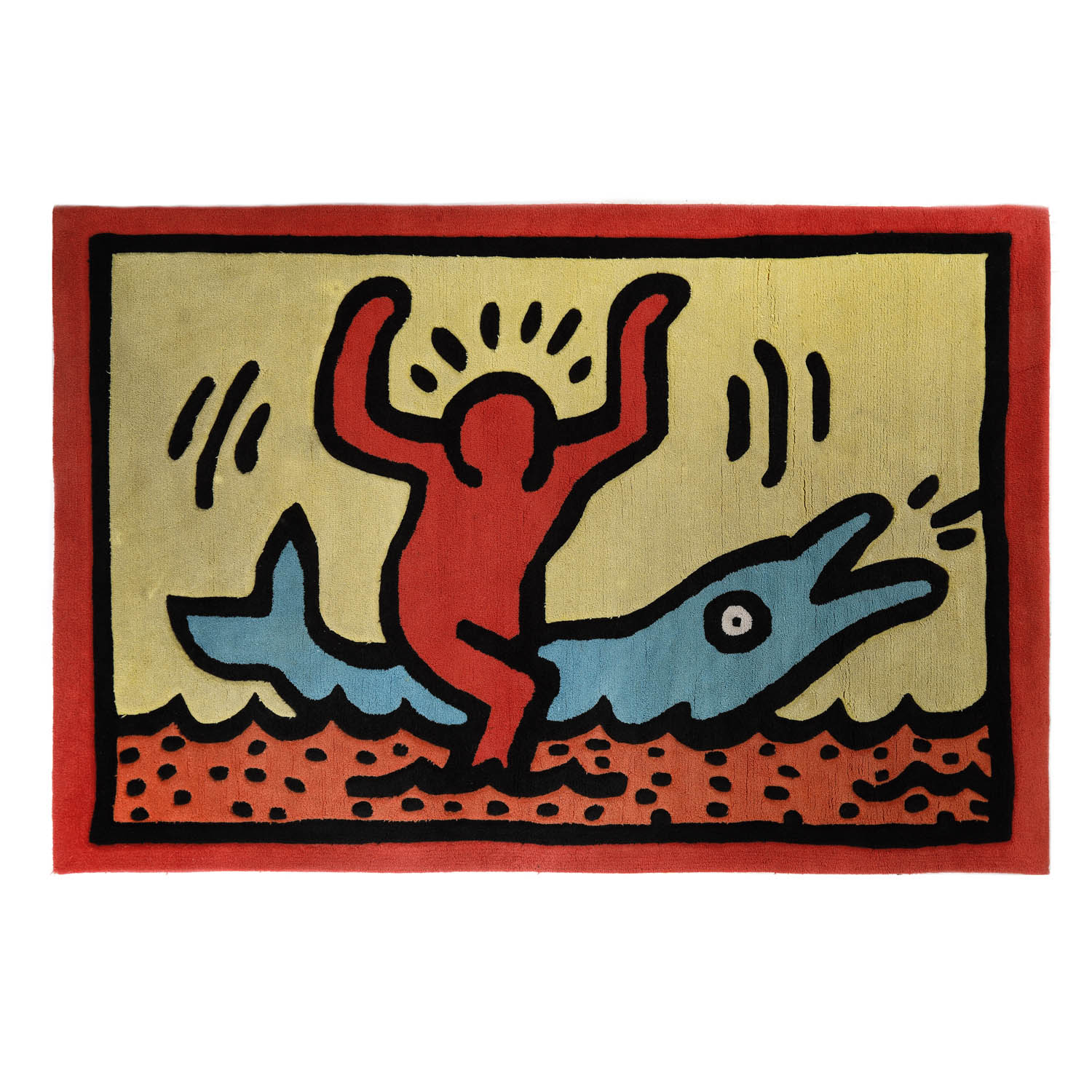 ”Untitled” - tapiserie după o lucrare de Keith Haring 