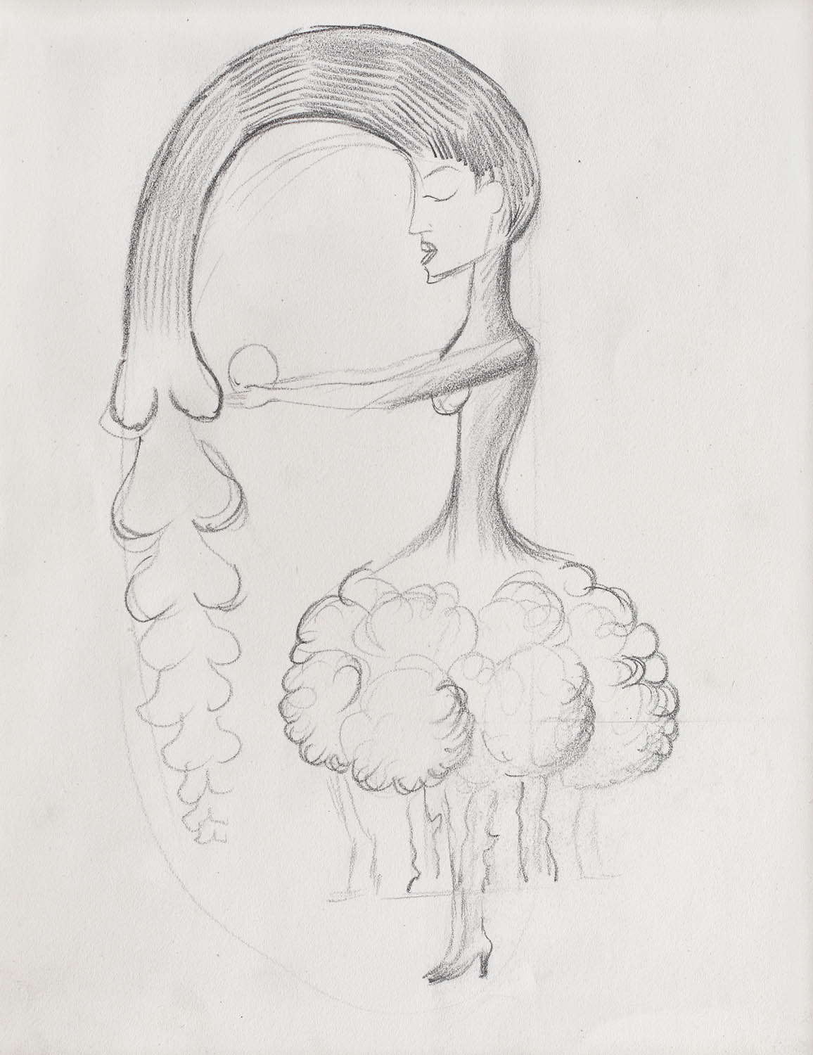 Mother Nature (Study for Heron d'Alexandrie)