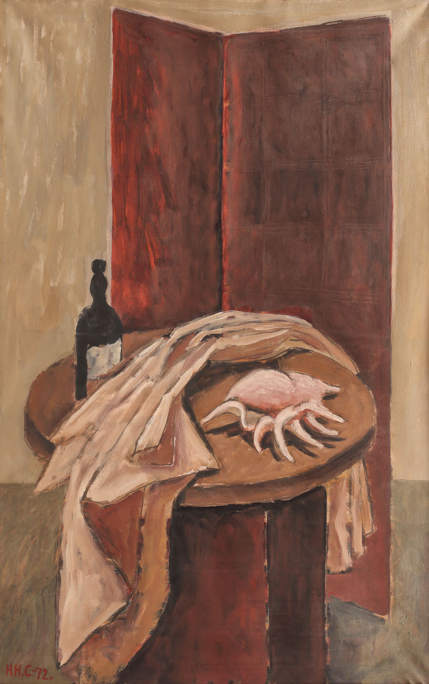 Still Life with Screen and Seashell