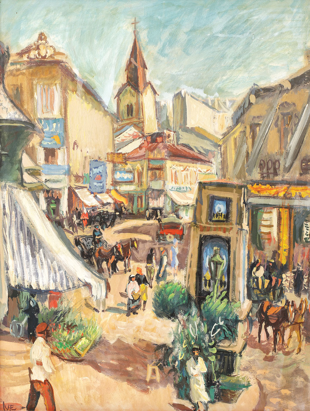 Flower Market to Bărăția Church