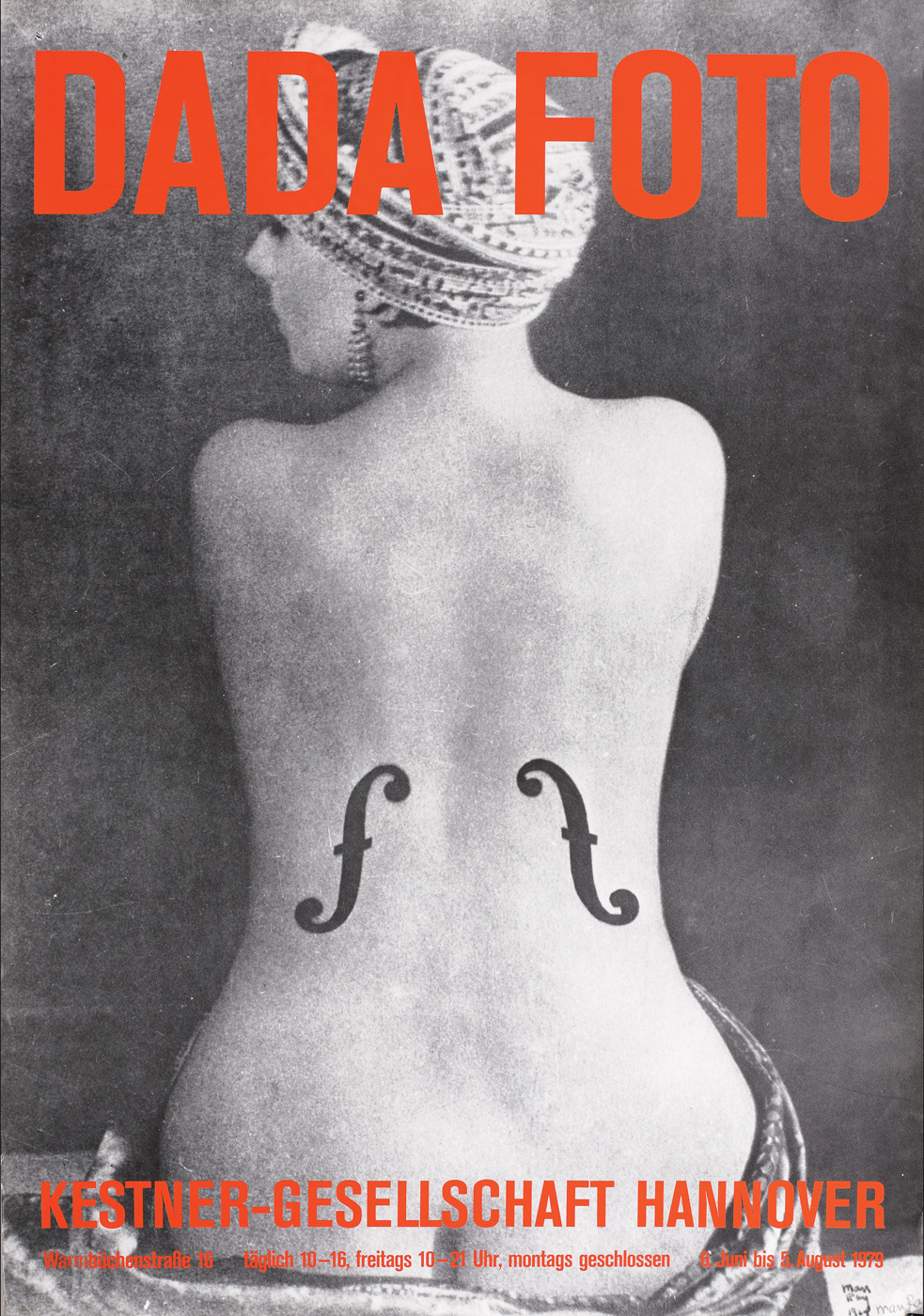 Exhibition Poster "DADA Foto", Kestner-Gesellschaft, Hannover, 1979