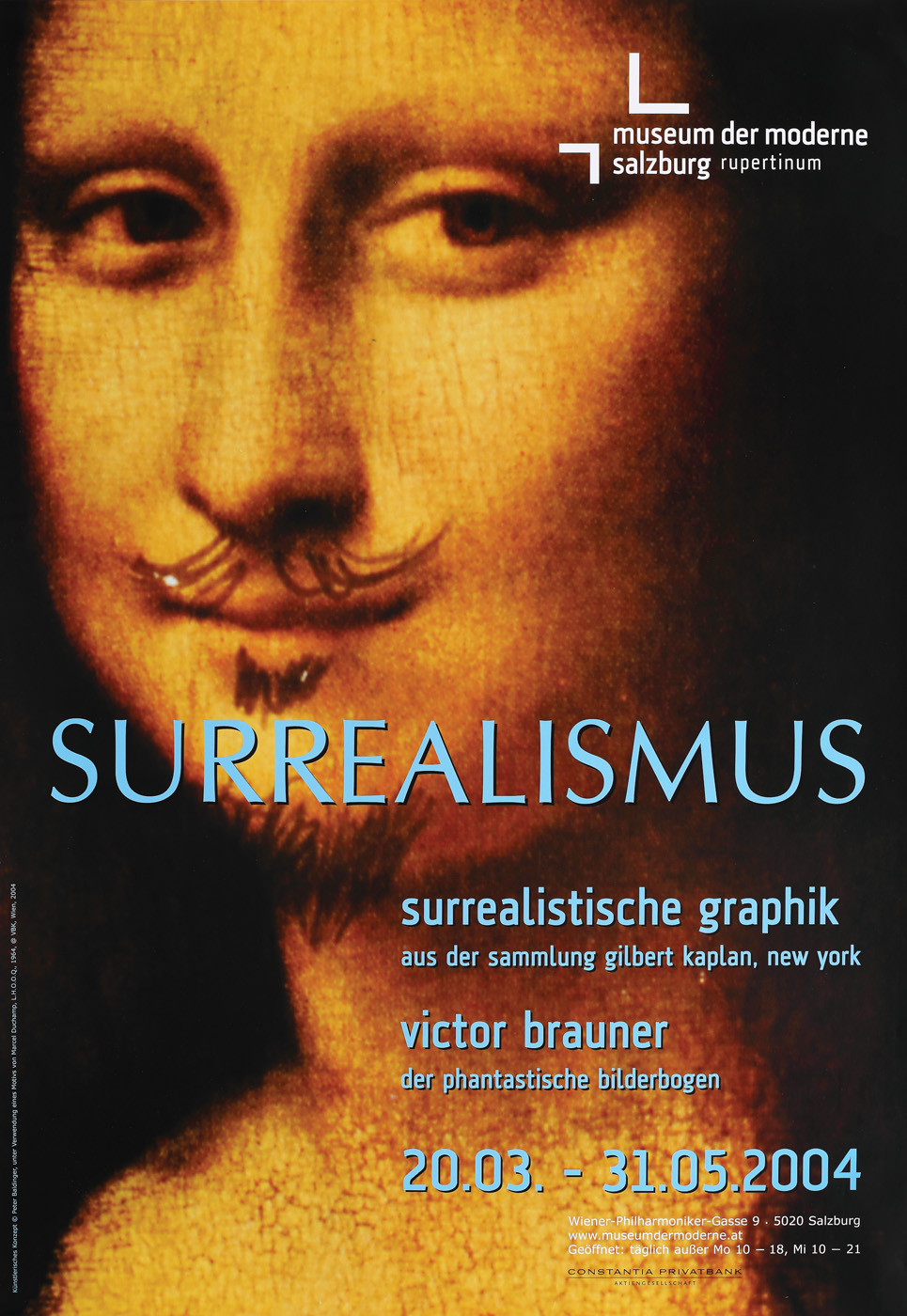 Exhibition Poster "Surrealismus", Victor Brauner, Museum der Moderne, Salzburg, 2004