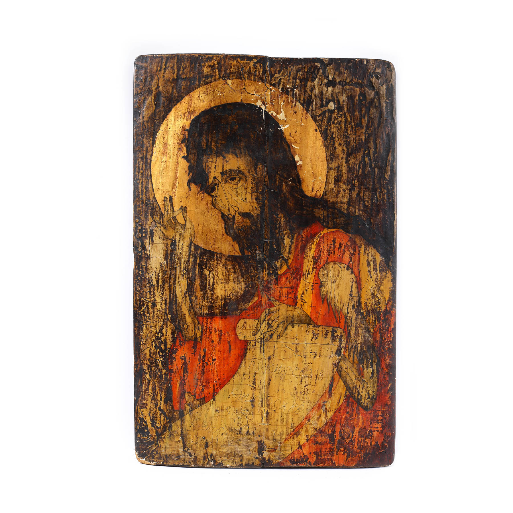 "Saint John the Baptist", Greek School, from sculptor George Apostu's collection