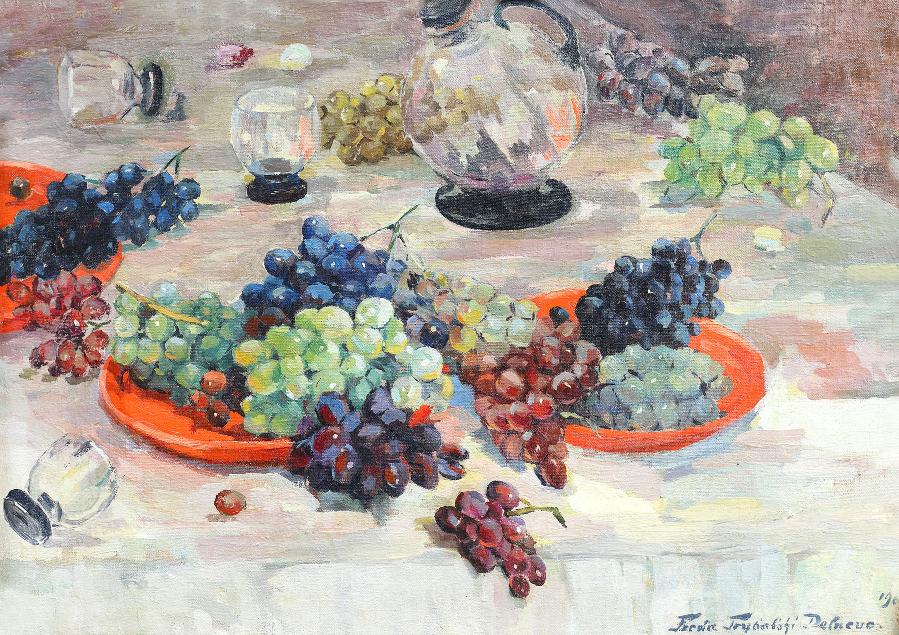 Still life with grapes