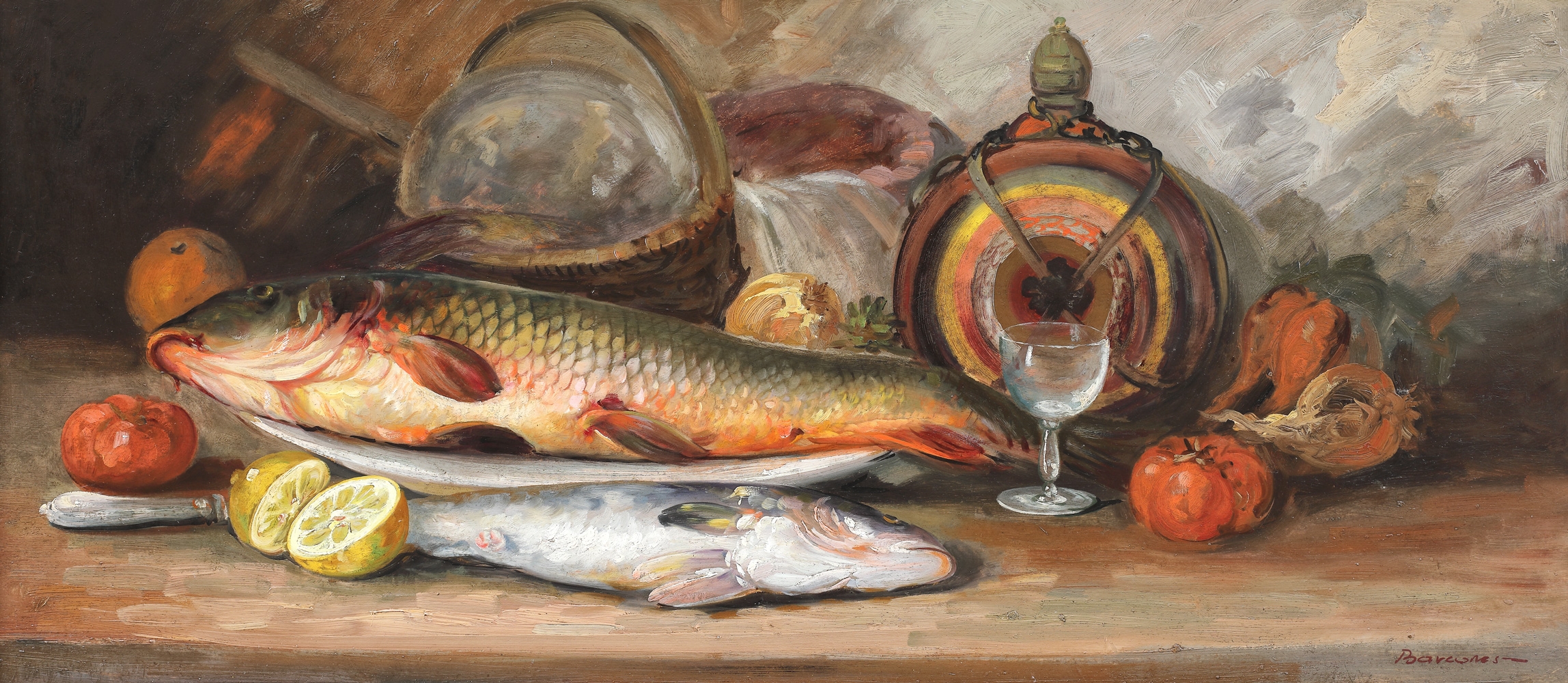 Stil life with fishes