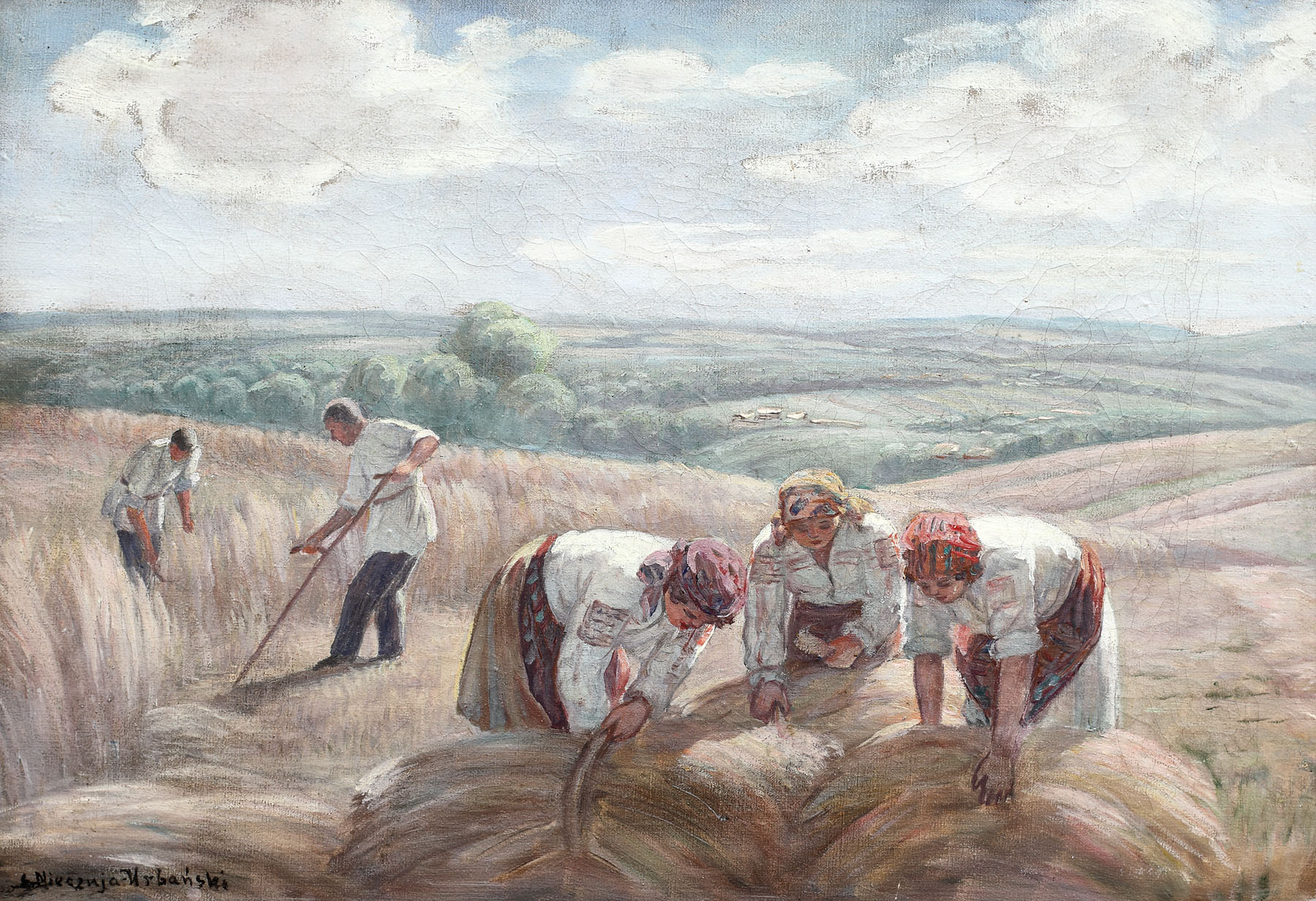 Strânsul fânului