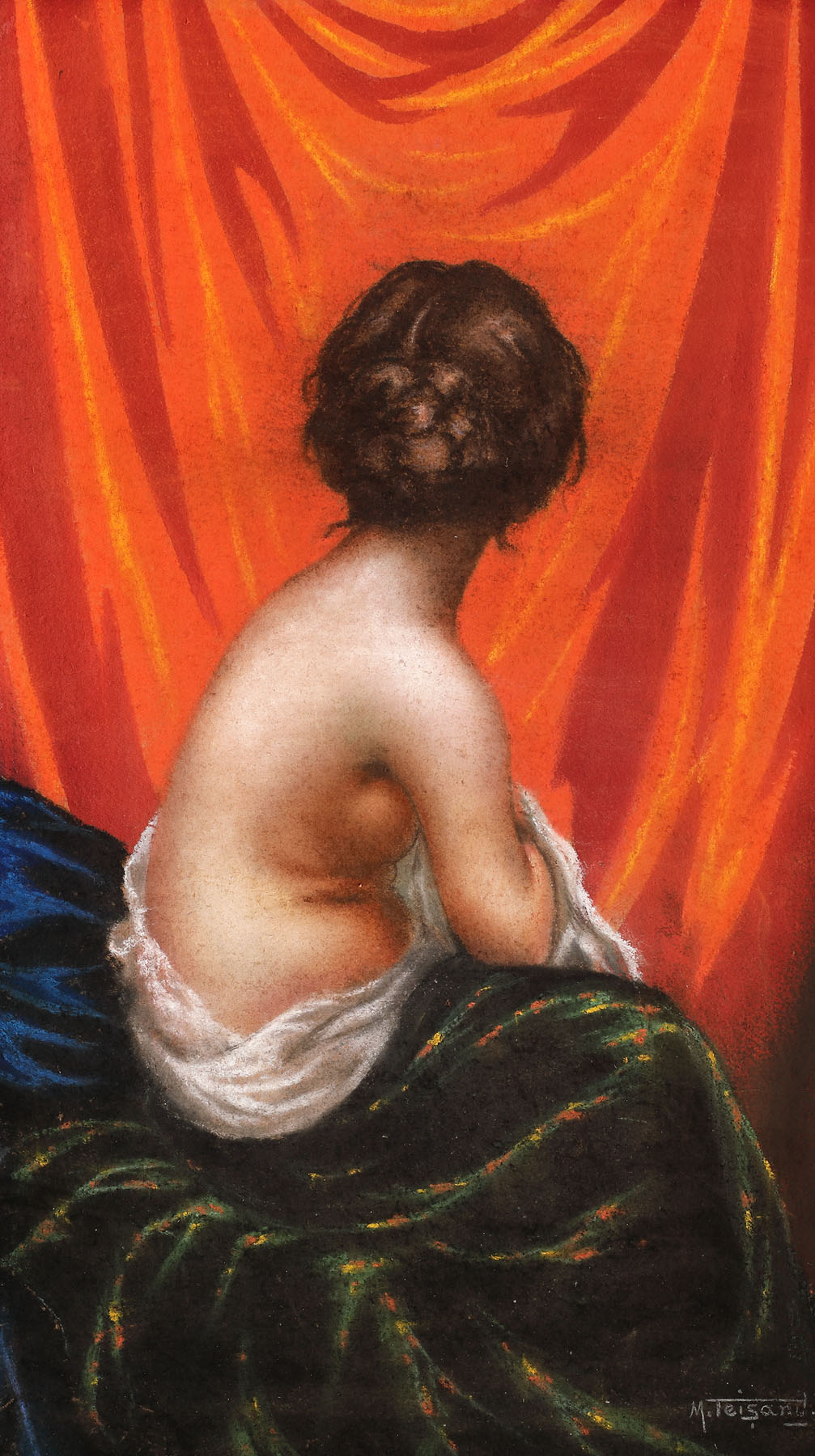 In the artist's studio