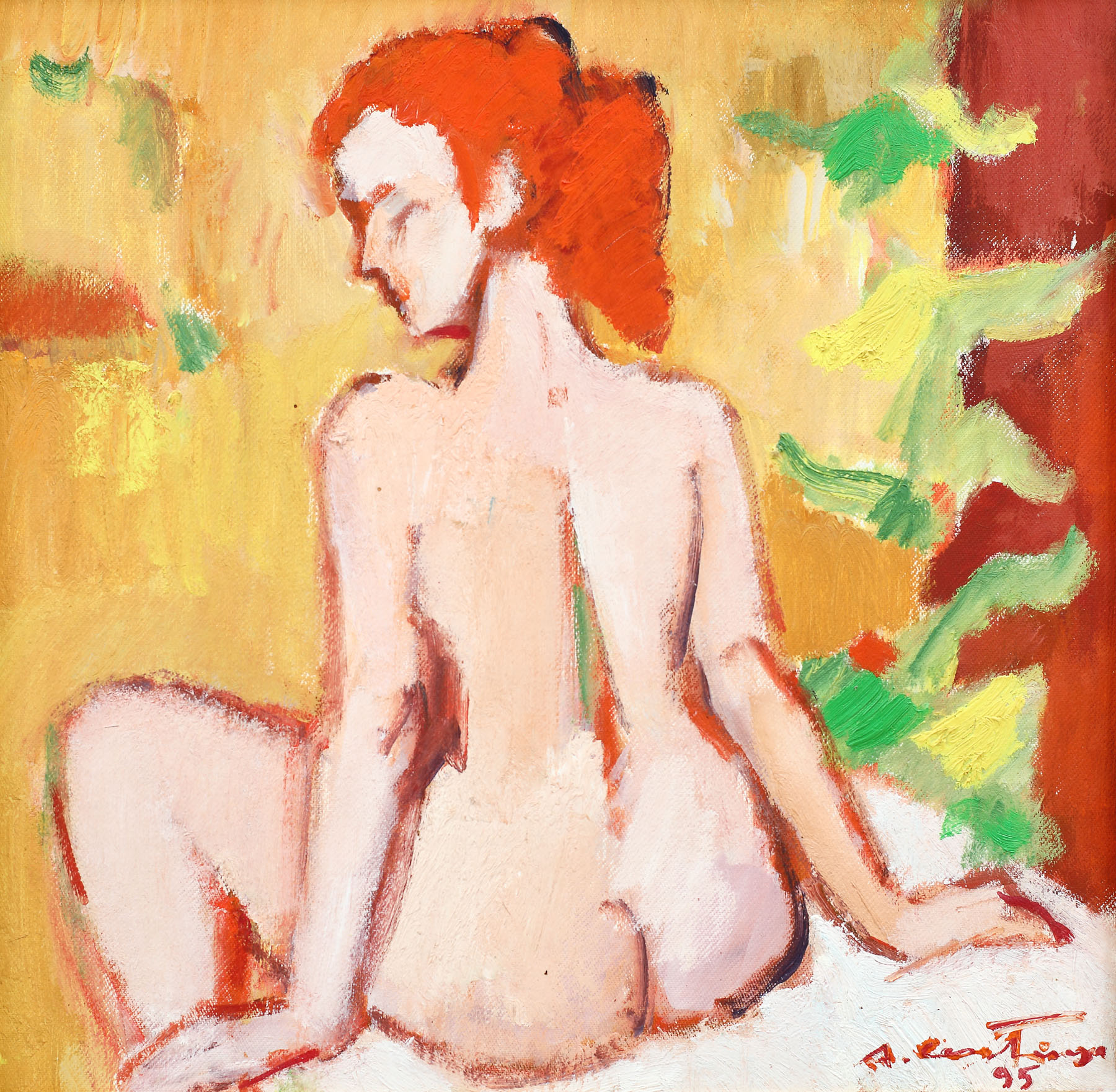 Nud cu spatele