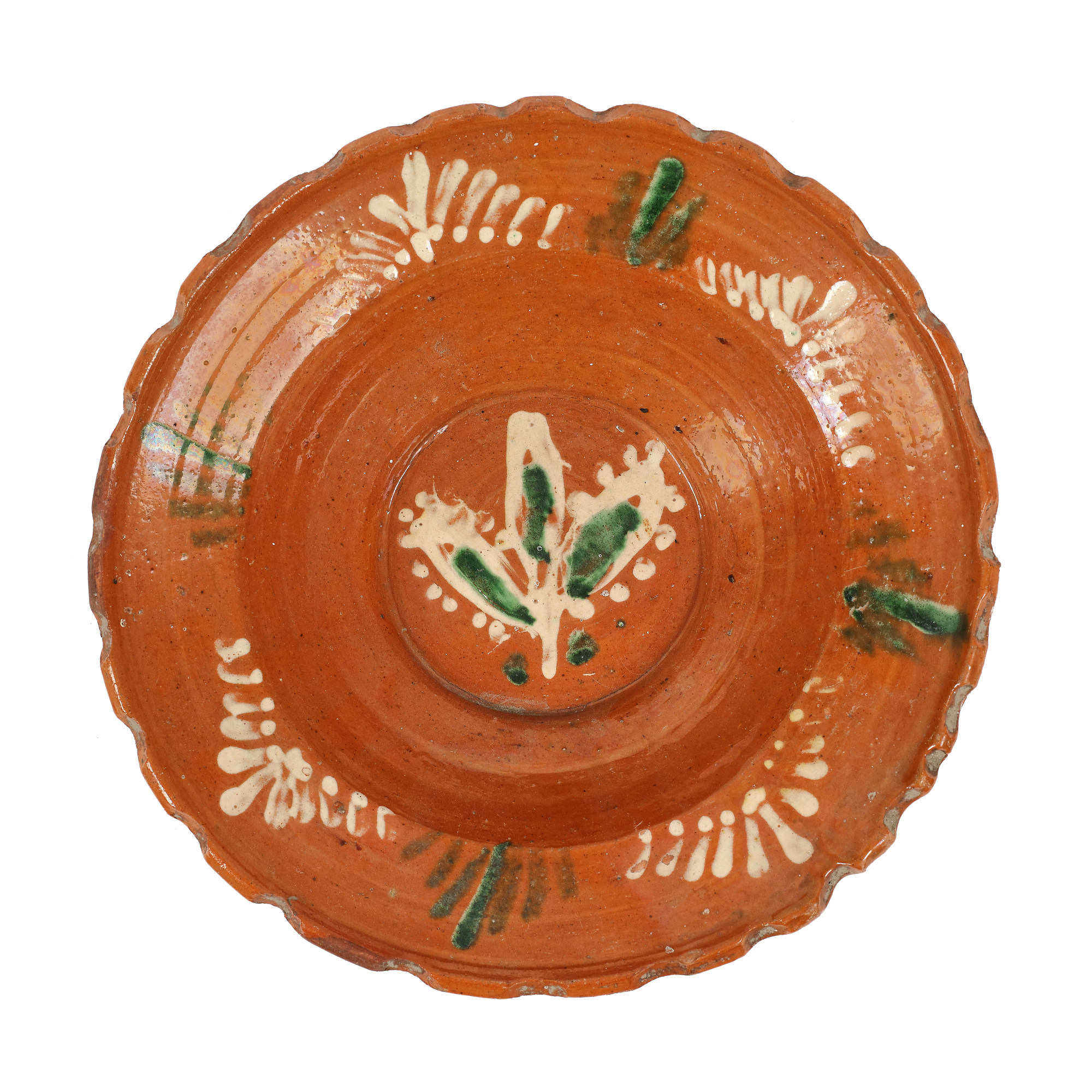 Strachină decorată cu motive vegetale, Târgu Lăpuș, Maramureș, cca. 1900