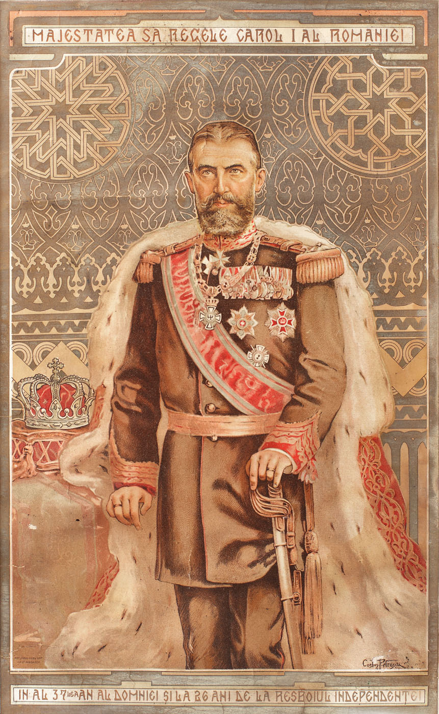 Afiş "Majestatea Sa, Regele Carol I al României"