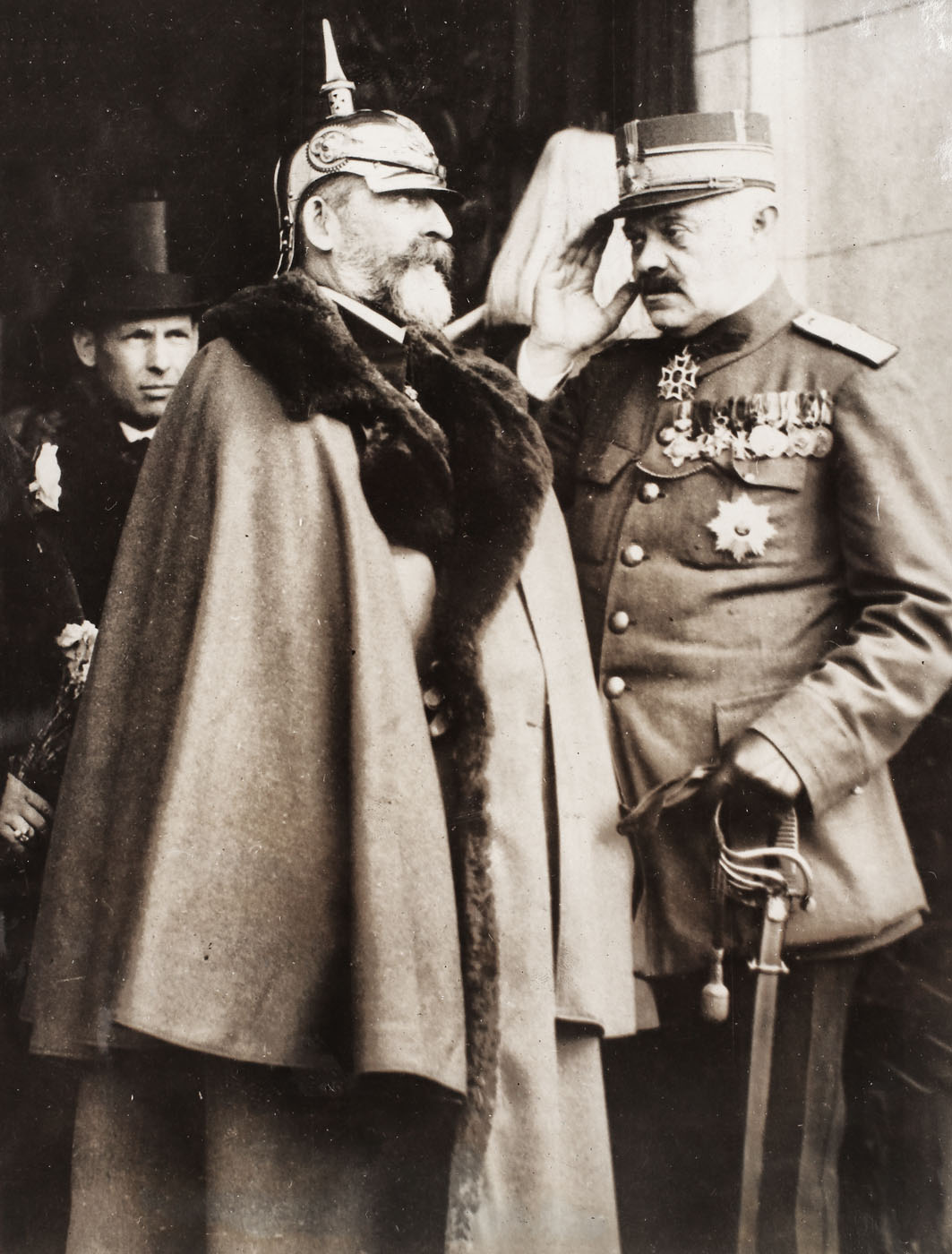 Fotografie de colecţie, de presă, ilustrându-l pe Regele Ferdinand I, 1926