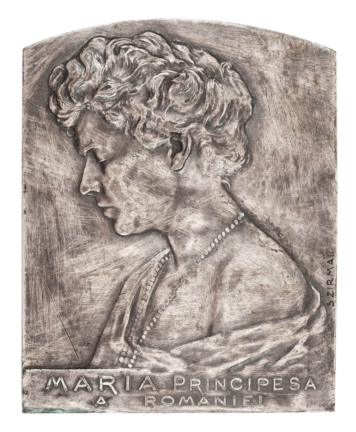 Plachetă ”Maria Principesa a României”, gravor Tony Antoine Szirmai, începutul sec. XX