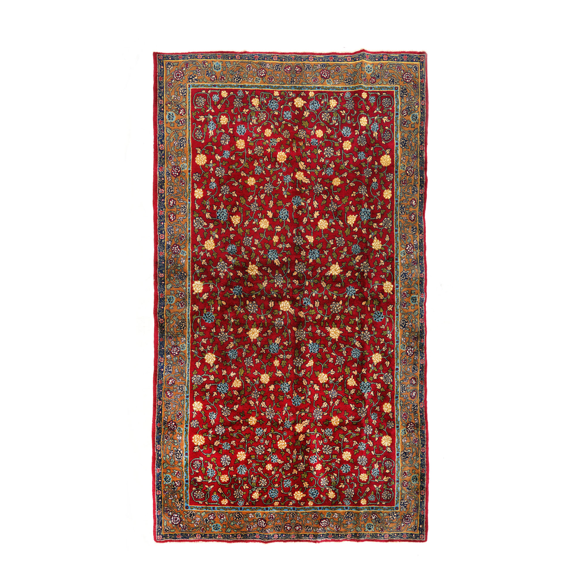 Tabriz wool rug, decorated with floral motifs, Iran