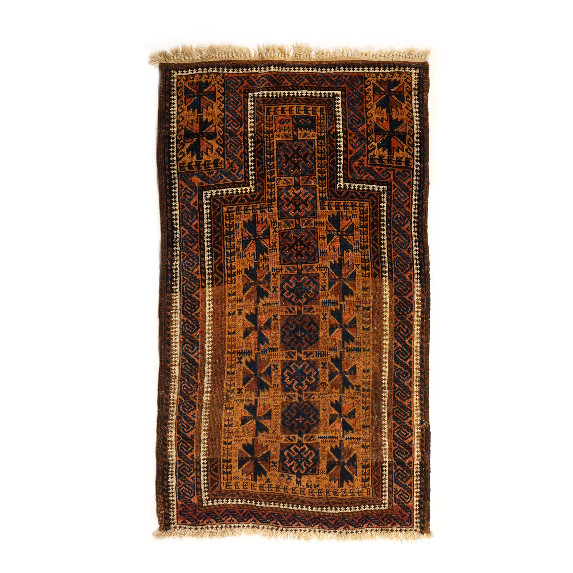 Covor Belutch din lână, de rugăciune, Afghanistan, cca. 1920