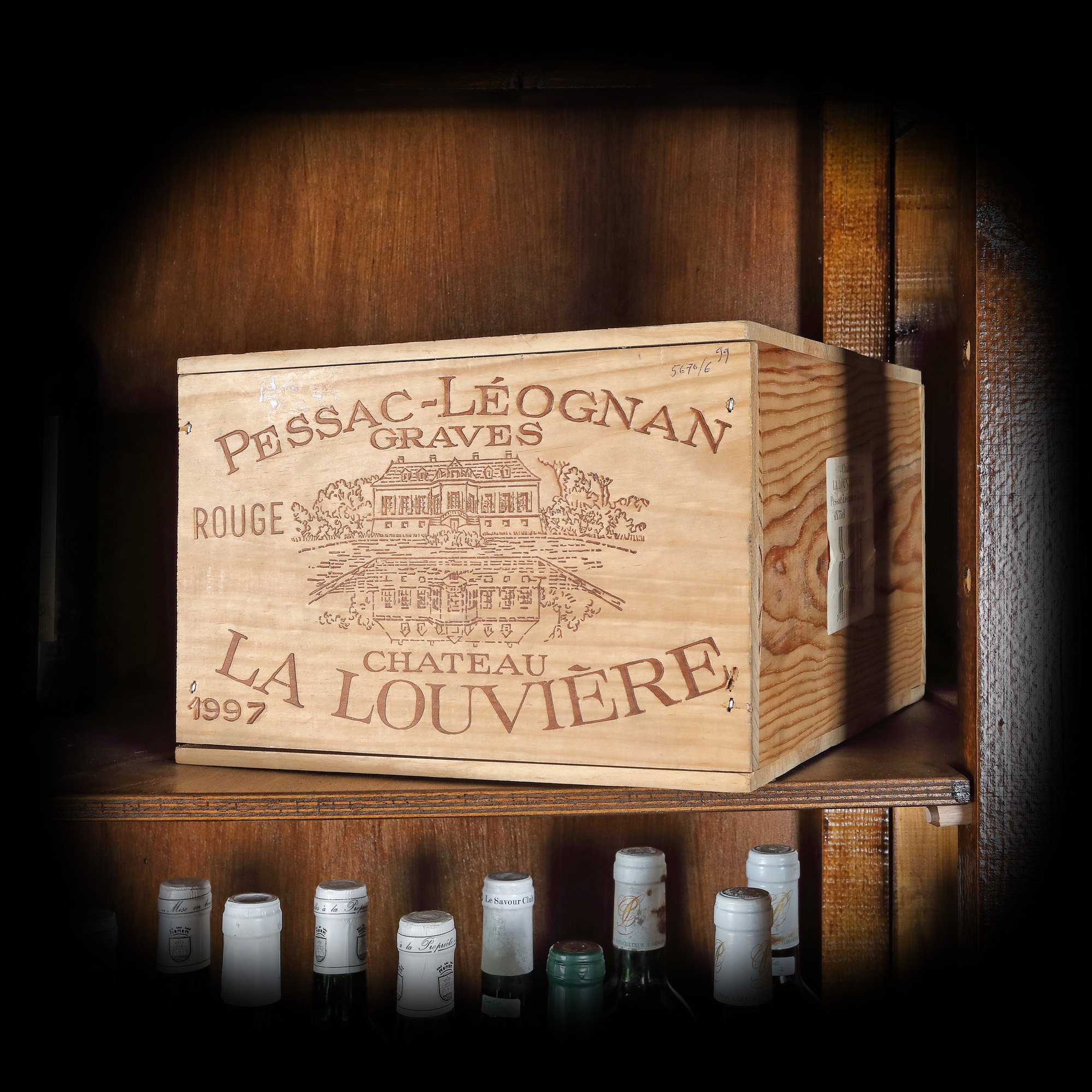 Lot de vin de la Château Lestage, Graves, Bordeaux, 1997, 6st x 0,75l