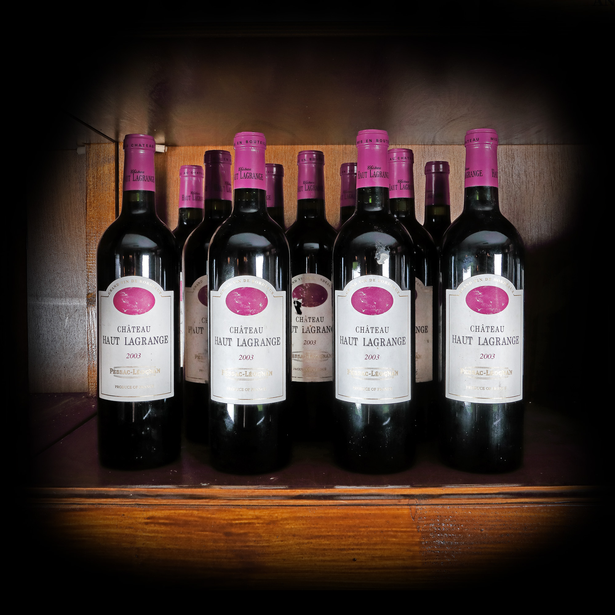 Lot de vinuri Grand Vin de Bordeaux, Pessac Leognan, 2003, 12st x 0,75l