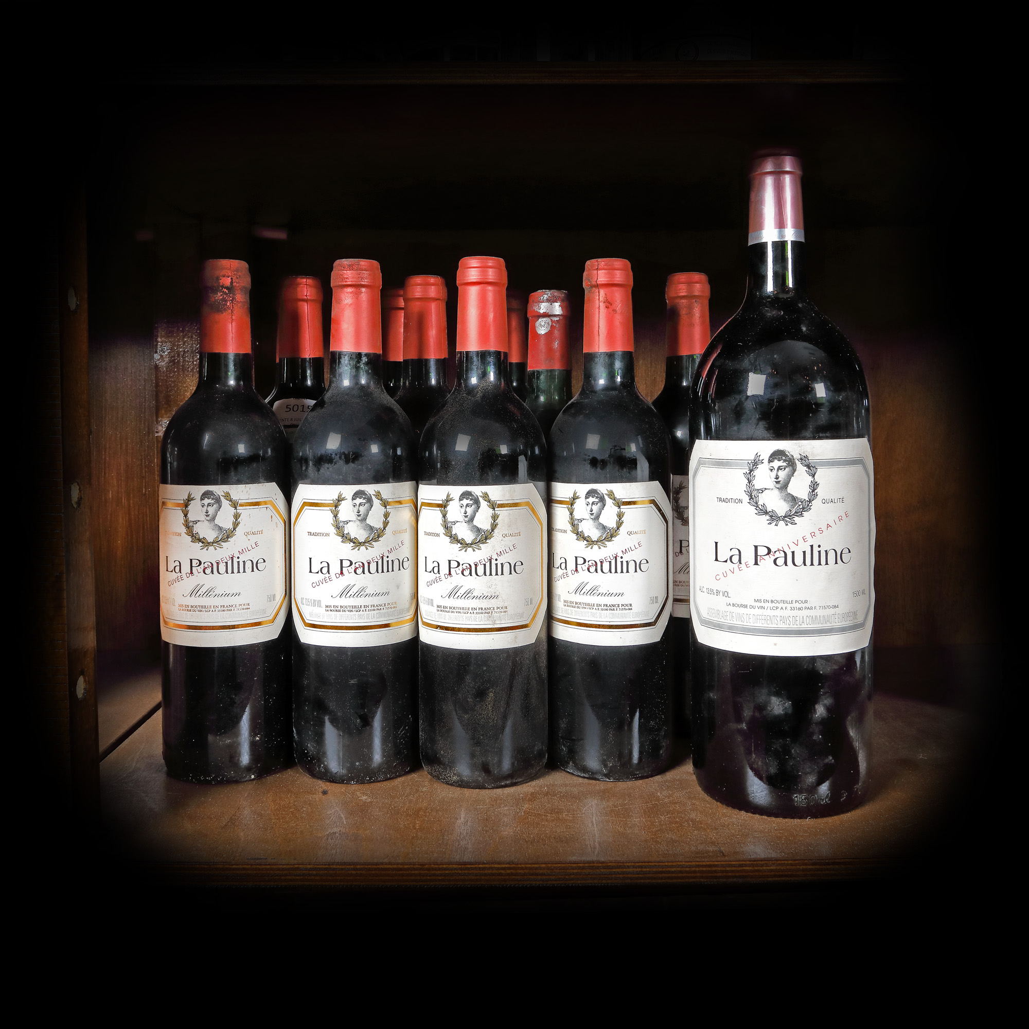 Lot de vinuri La Pauline, 2000, 12st x 0,75l, 1st x 1,5l