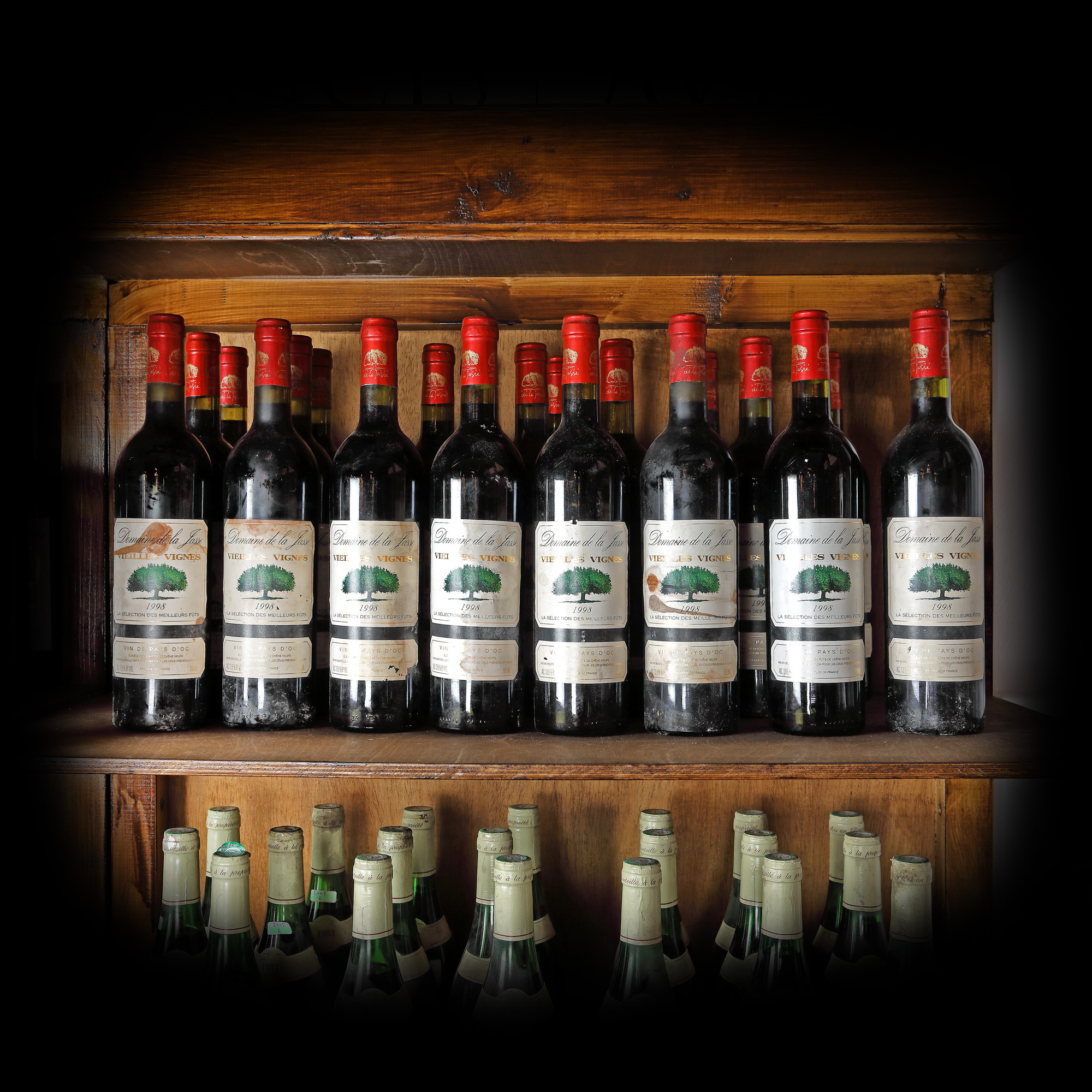 Colecție de vinuri Domaine de La Jasse, Pays D'Oc, 1998, 20st x 0,75l