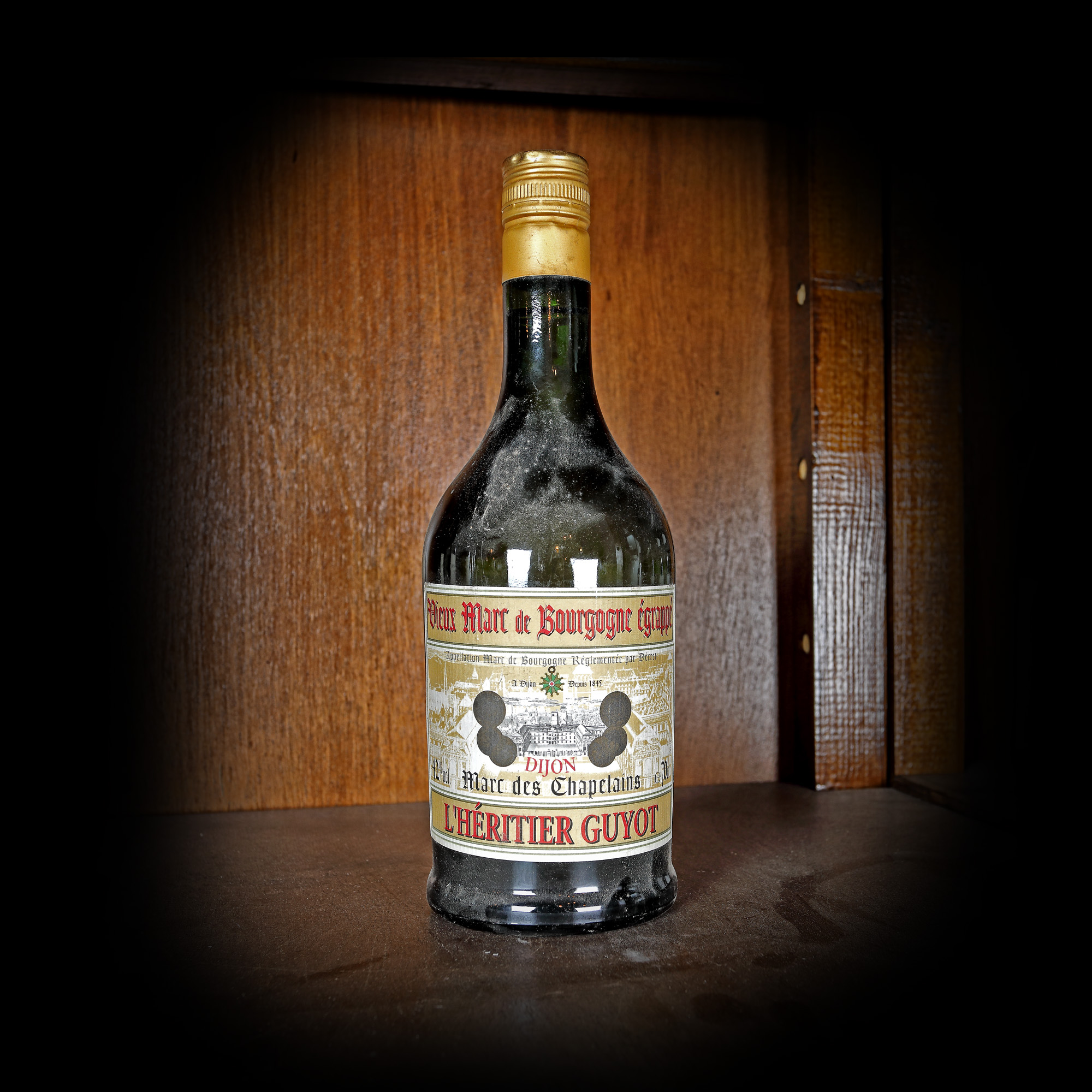 Marc des Chapelains, L'Heritier Guynot, Creme de Cassis de Dijon, 1b x 0.70l