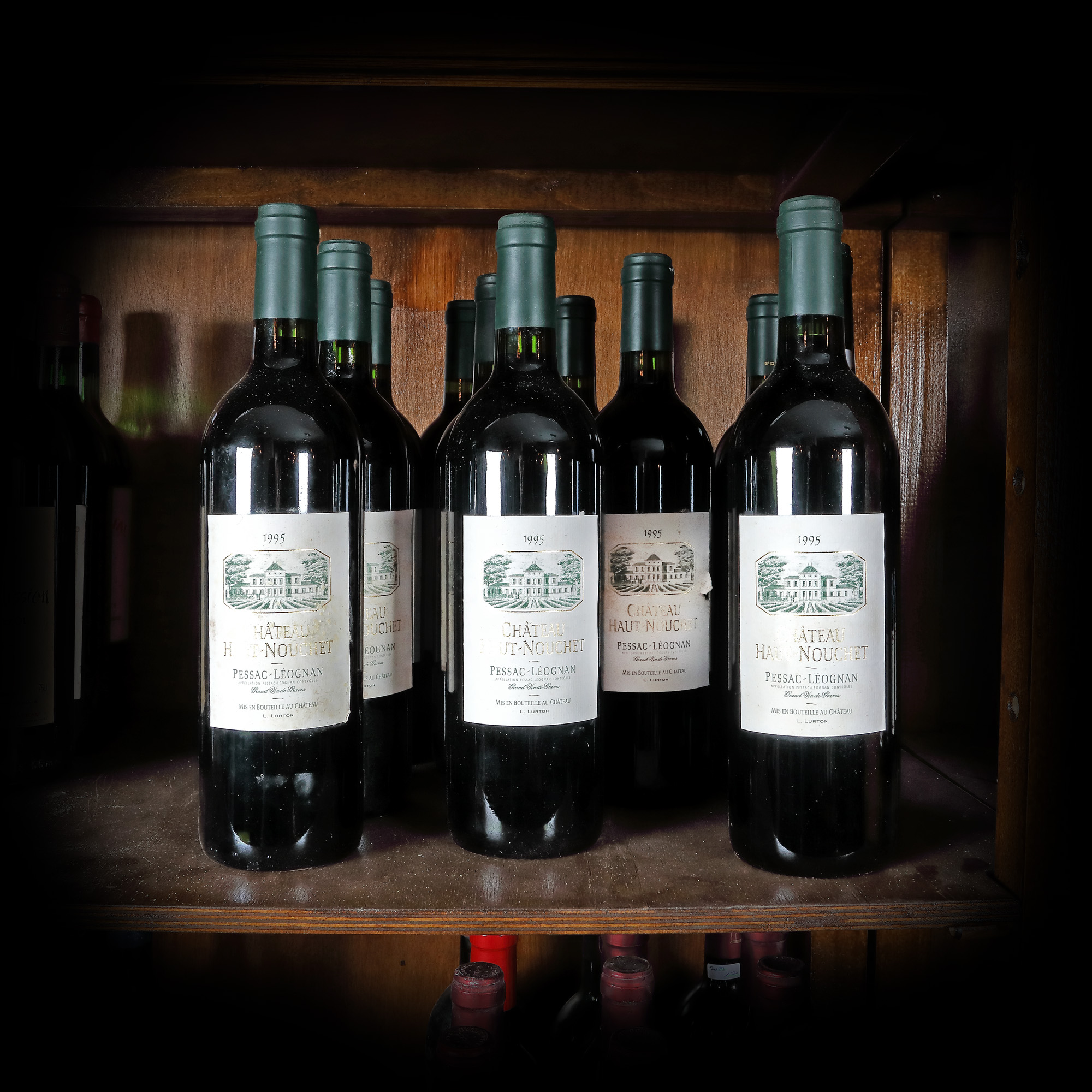 Lot de vinuri Château Haut-Nouchet, Pessac-Léognan, 1995, 12st x 0,75l