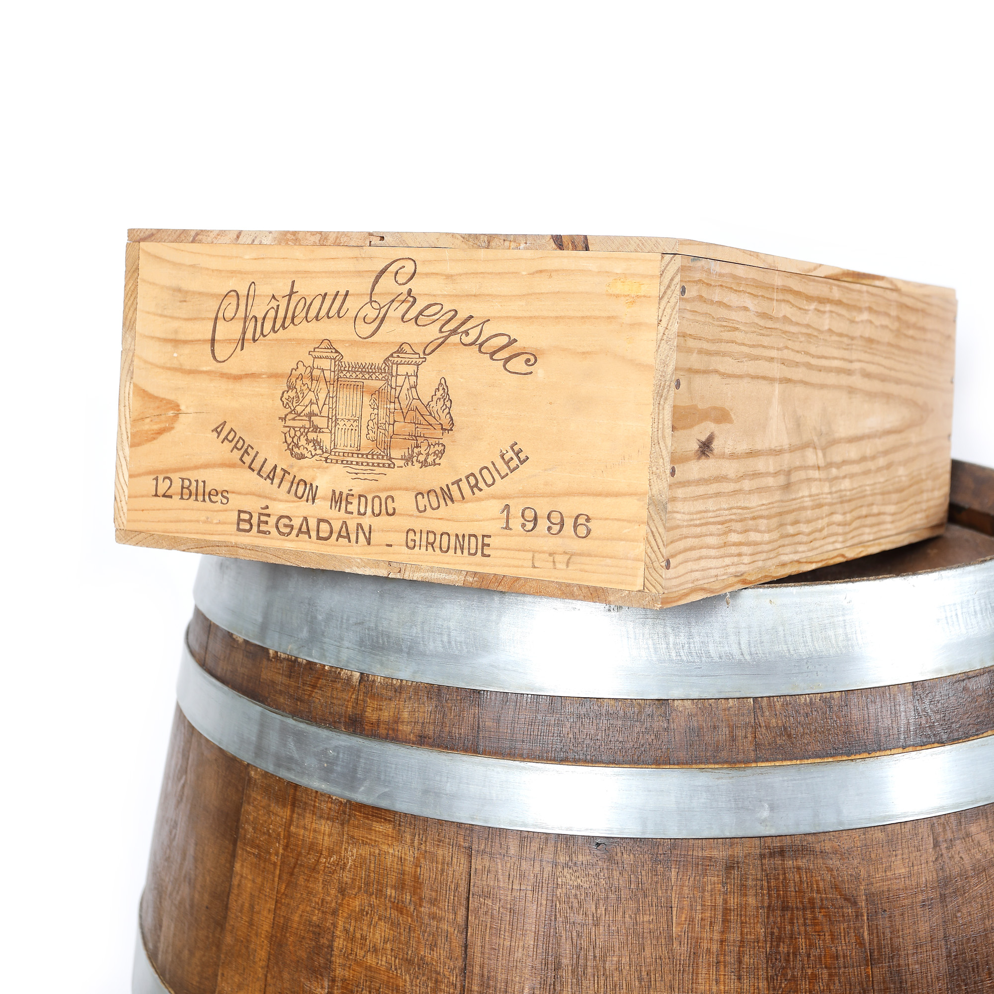 Wine lot Château Greysac, Médoc CBO, 1996, 12b x 0.75l