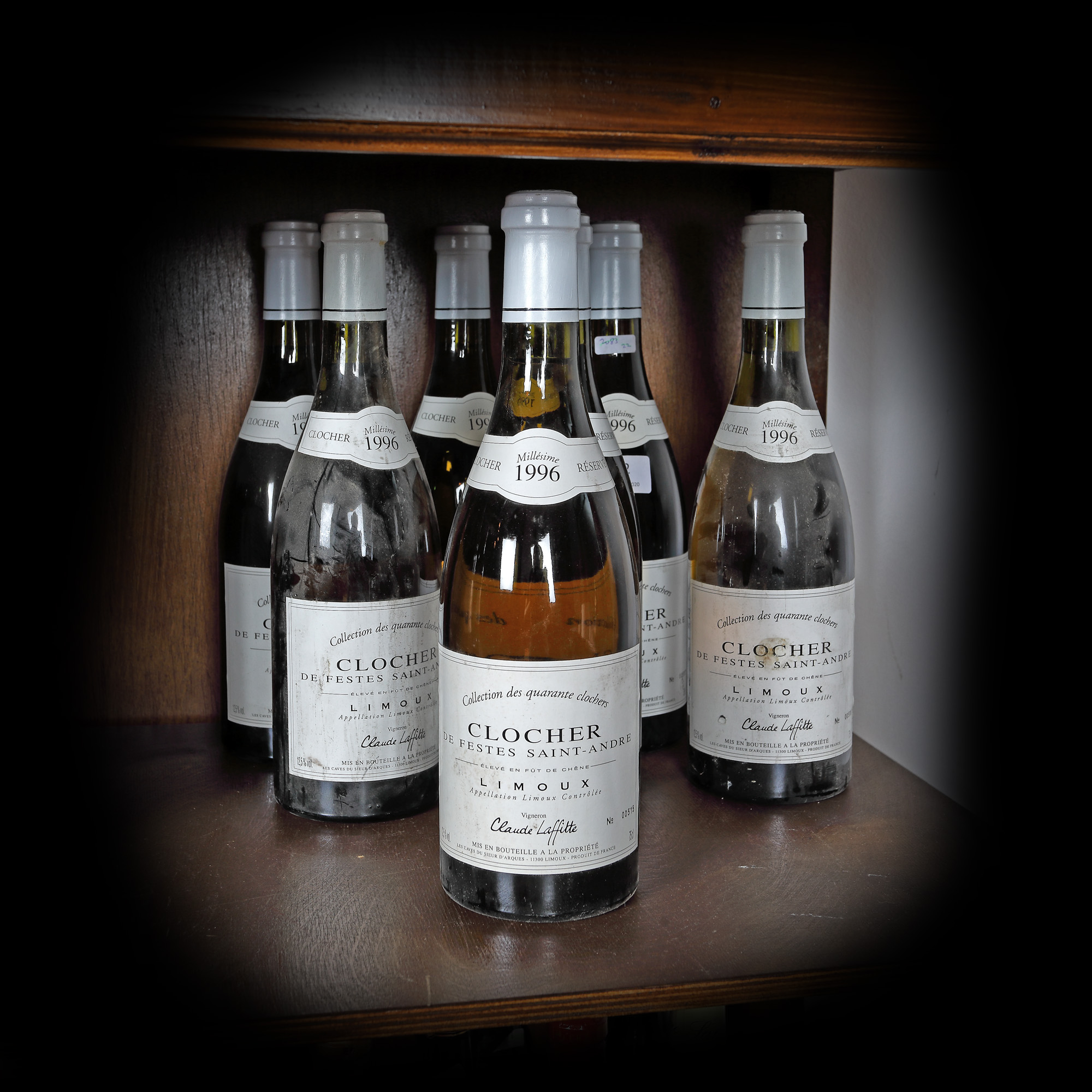 Lot de vinuri Clocher de Festes Saint-André, Limoux, 1996, 7st x 0,75l