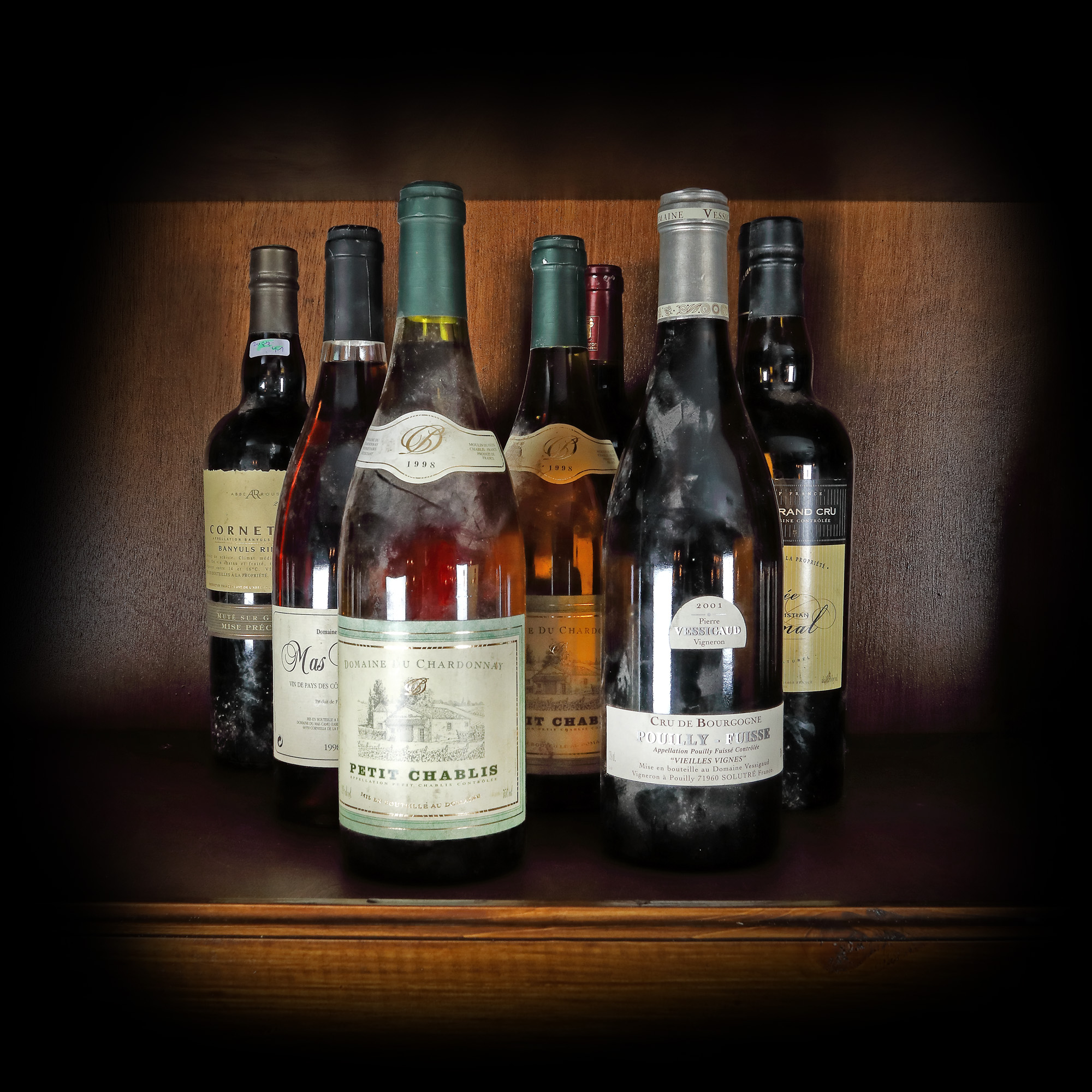 Selecție de vinuri albe și roșii, din Italia și Franța, 1998-2014, 9st x 0,75l