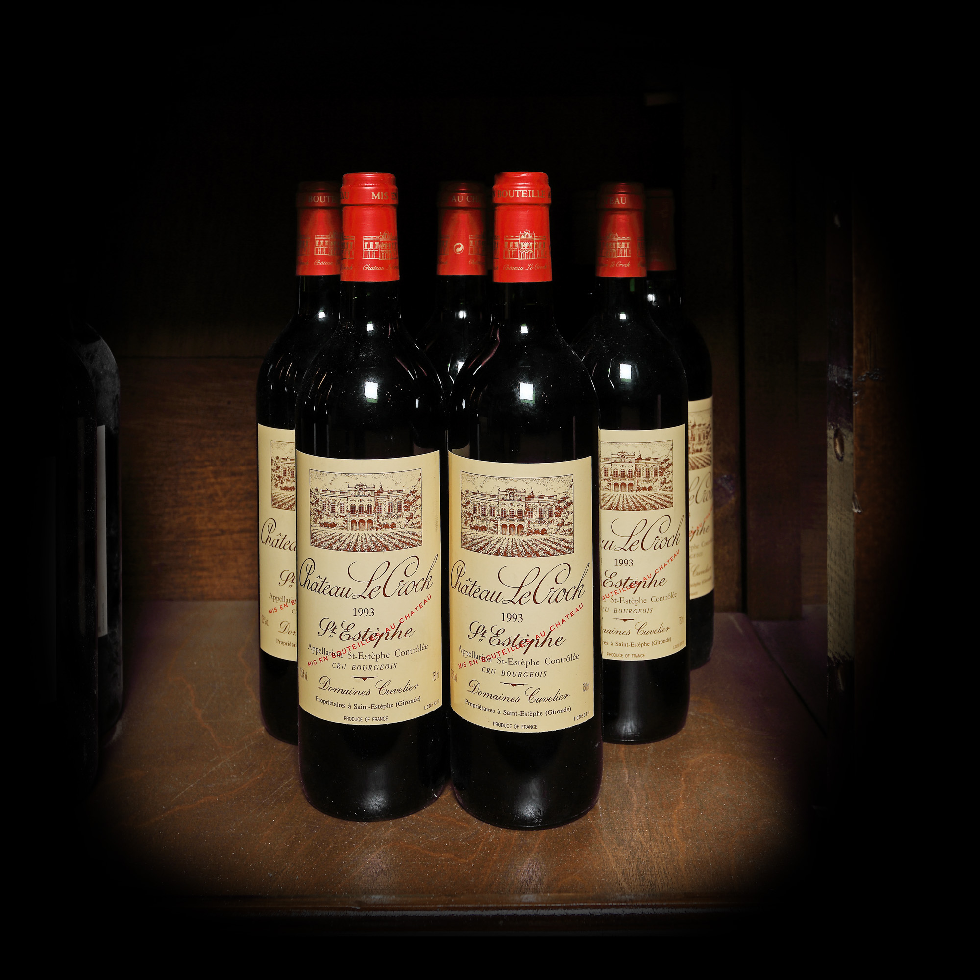 Château Le Crock, St-Éstephe, Cru Bourgeois, 1993, 11st x 0,75l