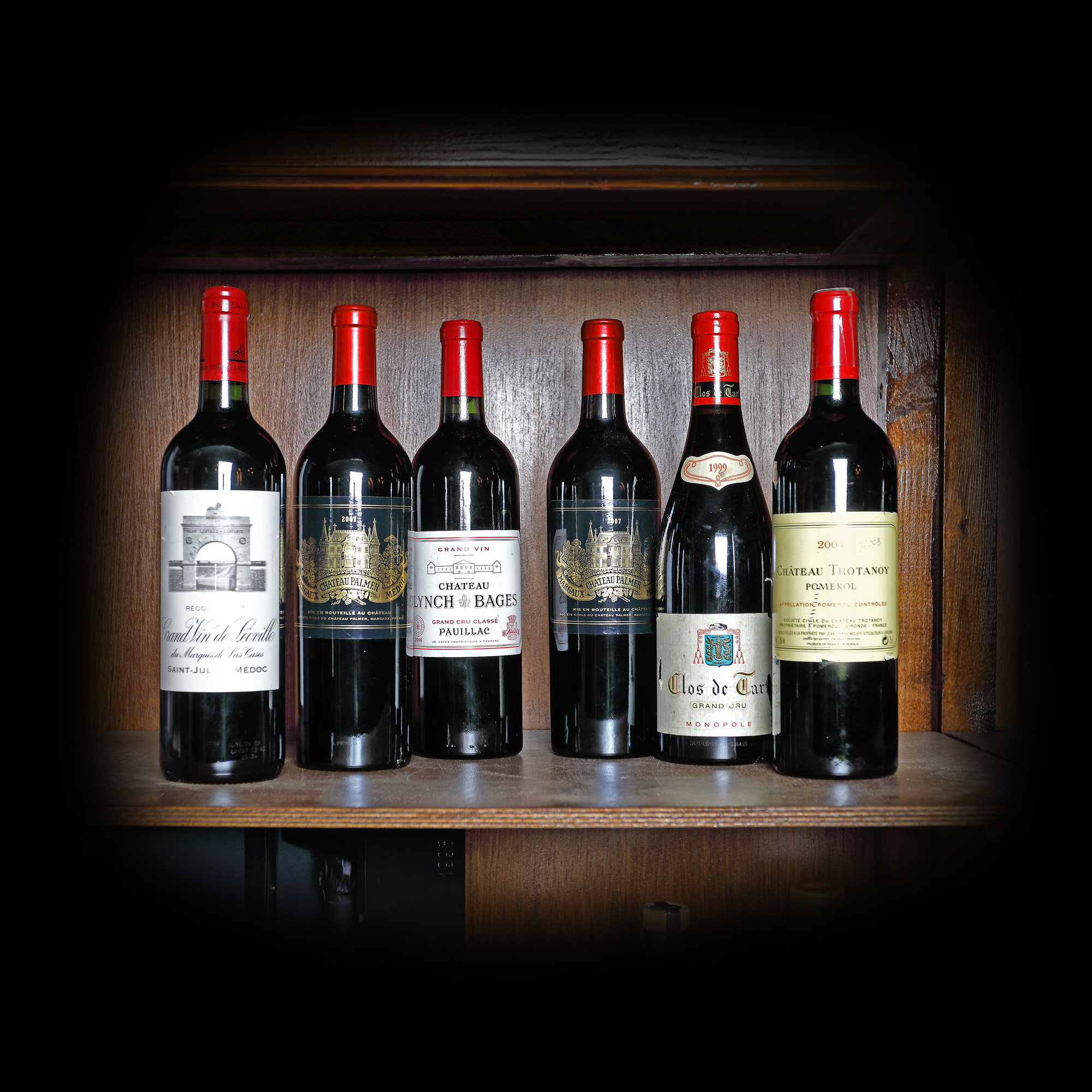 Selecție de vinuri franțuzești, 1999/2004/2006/2007, 6st x 0,75l