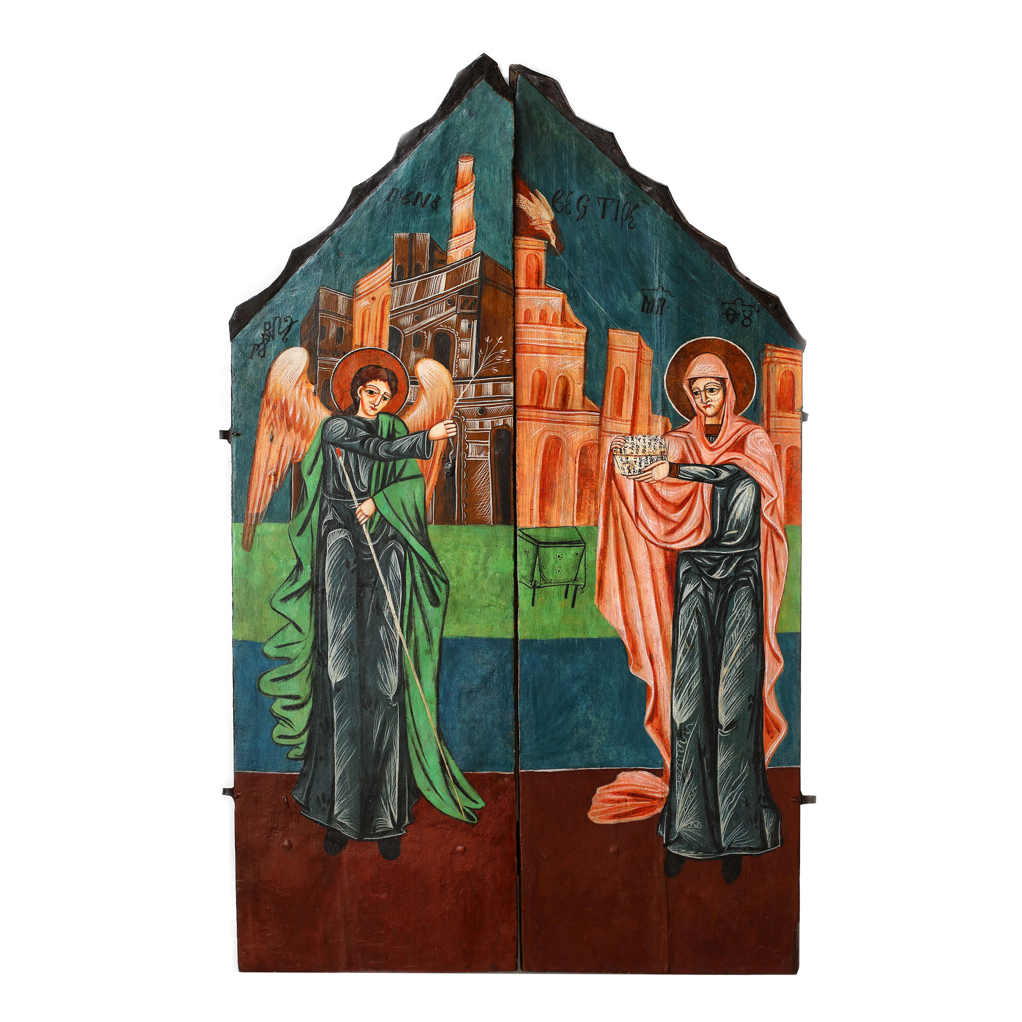 Uși împărăteşti, "Buna Vestire", atelier românesc, prima jumătate a sec. XIX