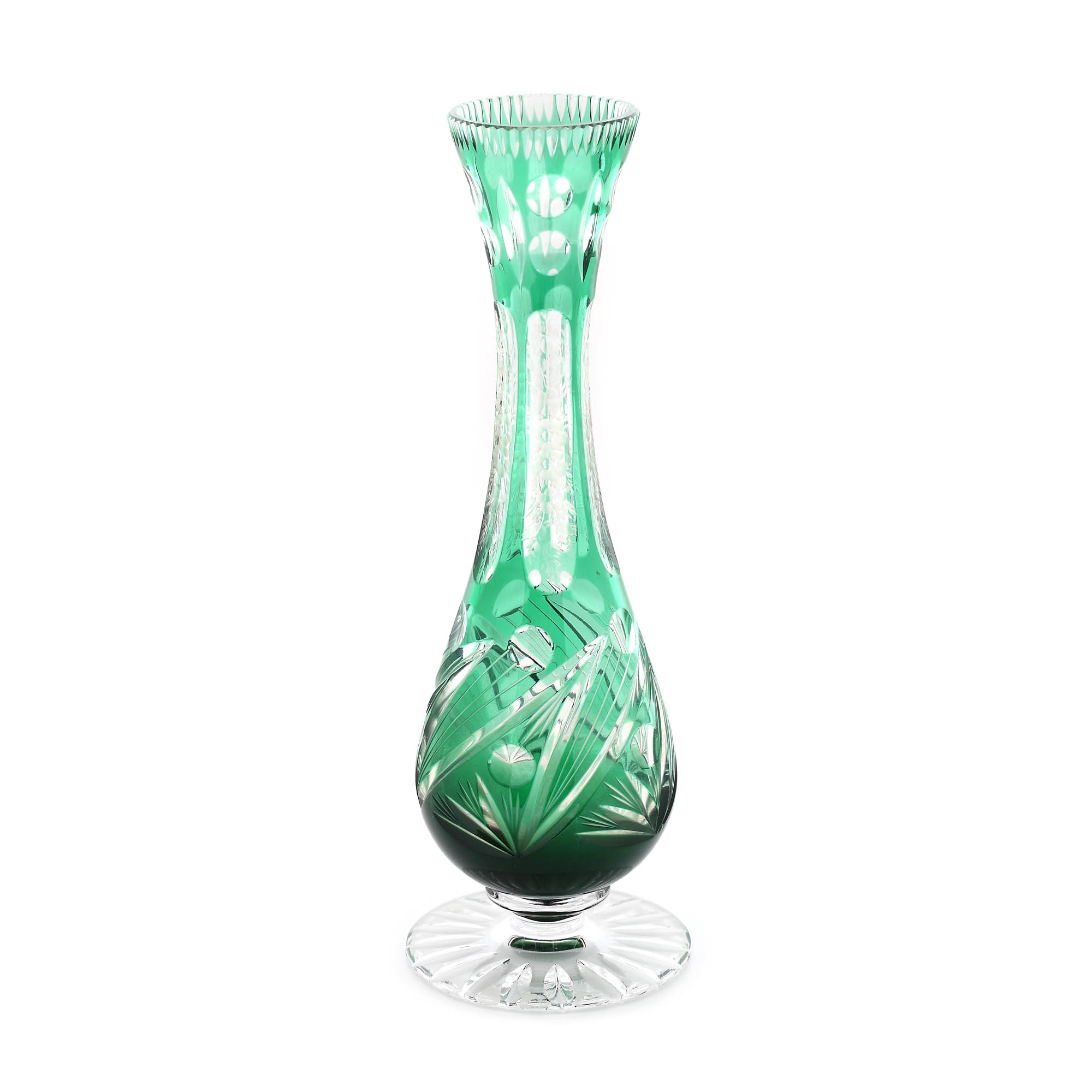 Rafinat vas Art Nouveau, decorat cu elemente florale, cca. 1900