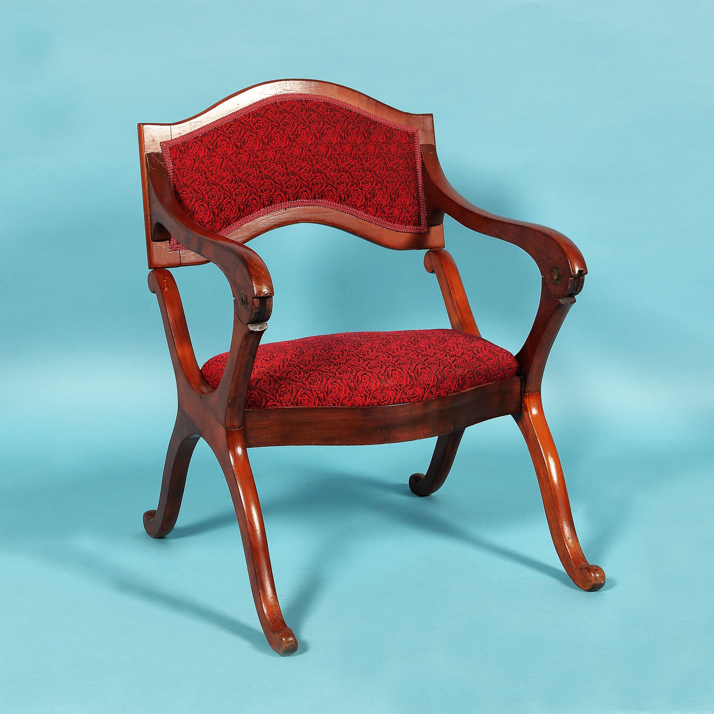 Armchair convertible into a prie-dieu, early 20th century