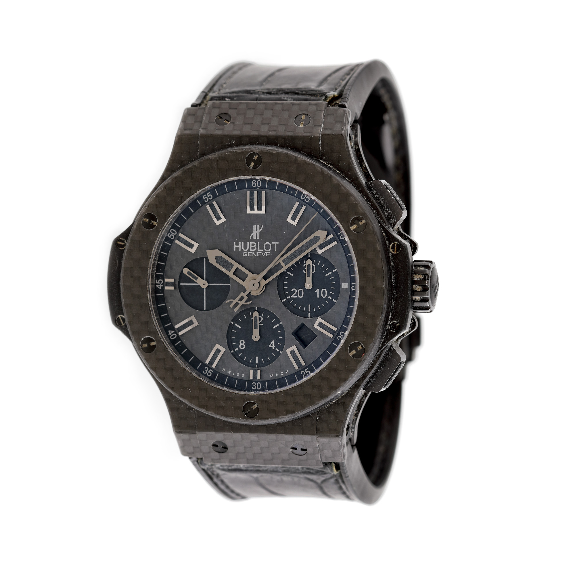 Ceas Hublot Big Bang, din carbon, de mână, bărbătesc