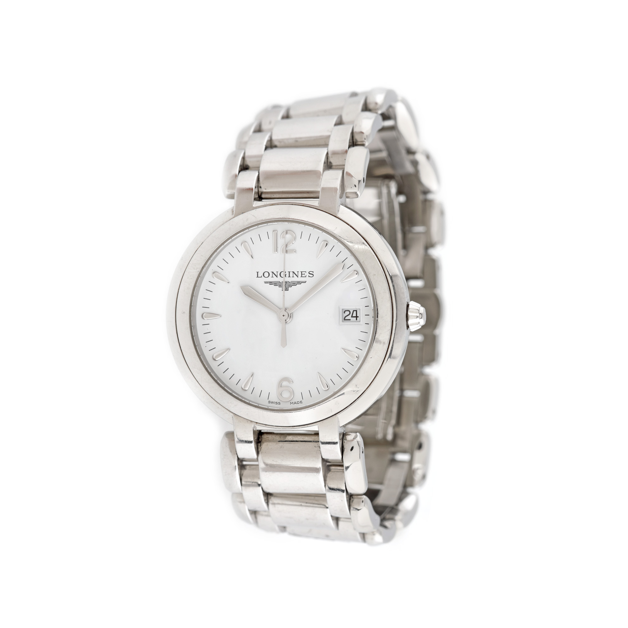 Ceas Longines Prima Luna, de mână, de damă, însoțit de acte de proveniență