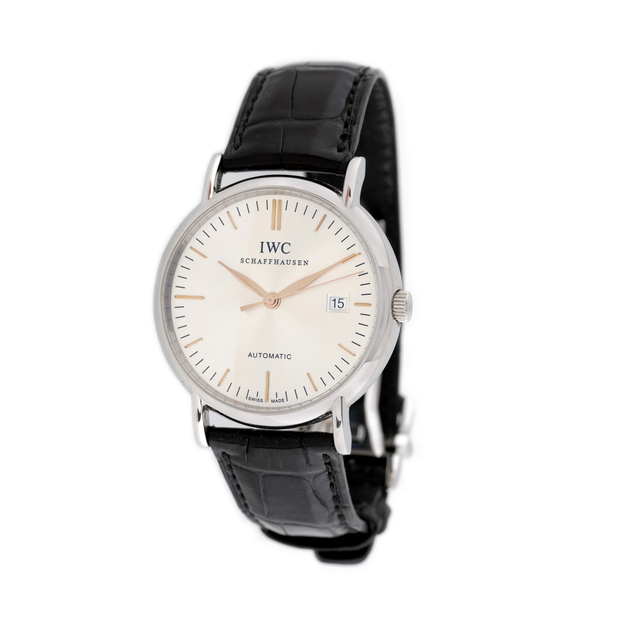 Ceas IWC Portofino Automatic, de mână, bărbătesc, însoțit de acte de proveniență și cutia originală