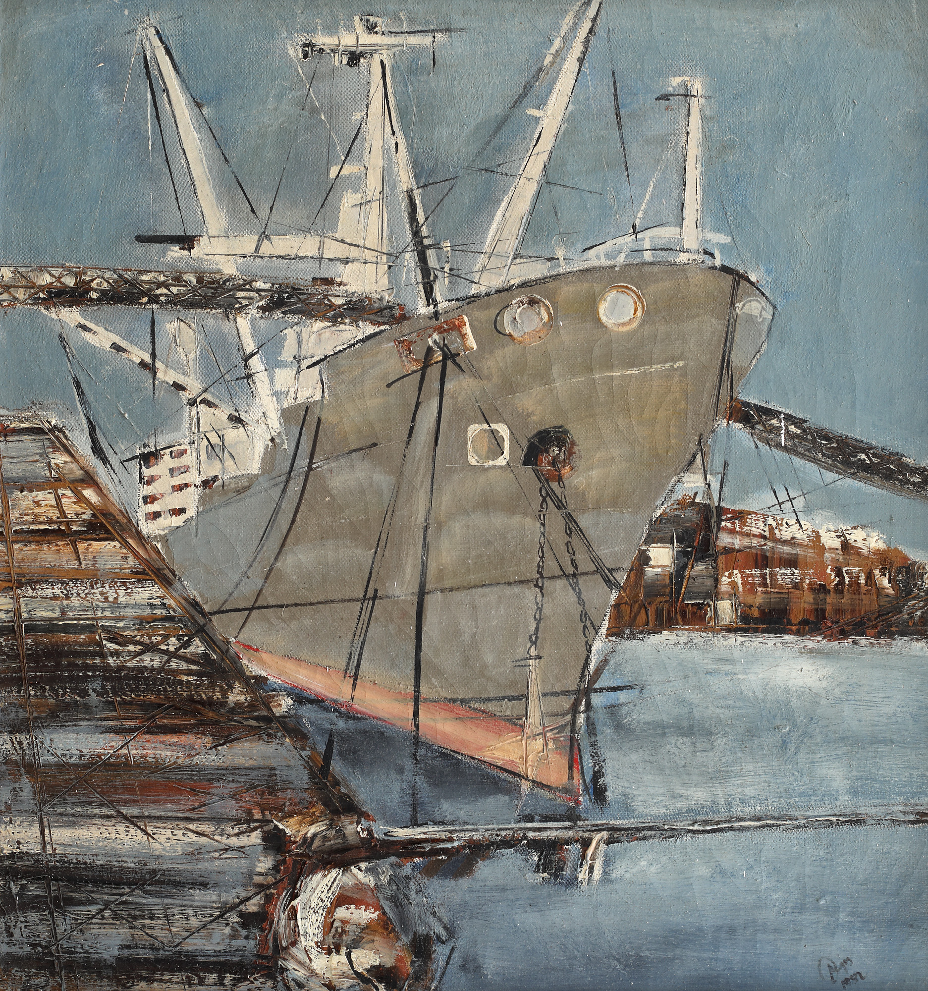Ships in port