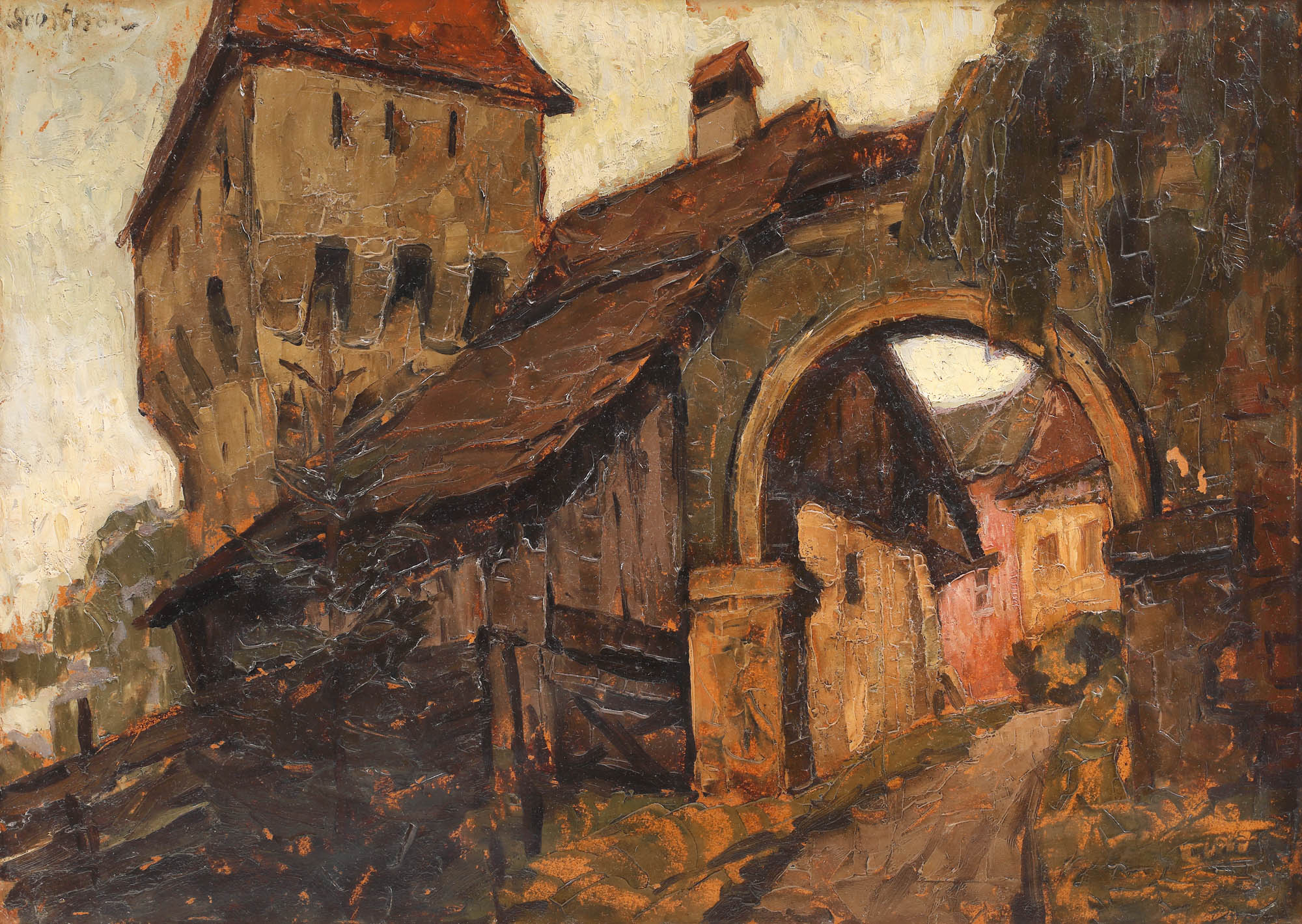 Poartă în Sighișoara