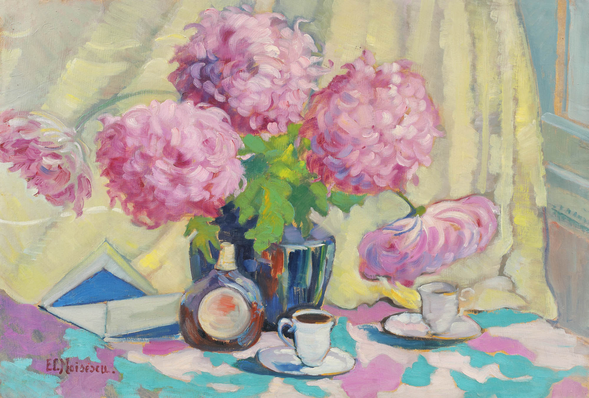 Still Life with Chrysanthemums