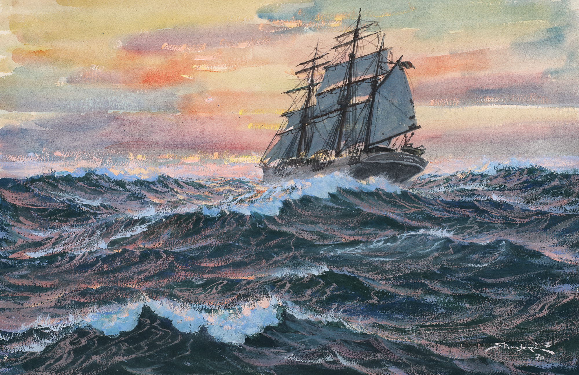 Ship at Sea