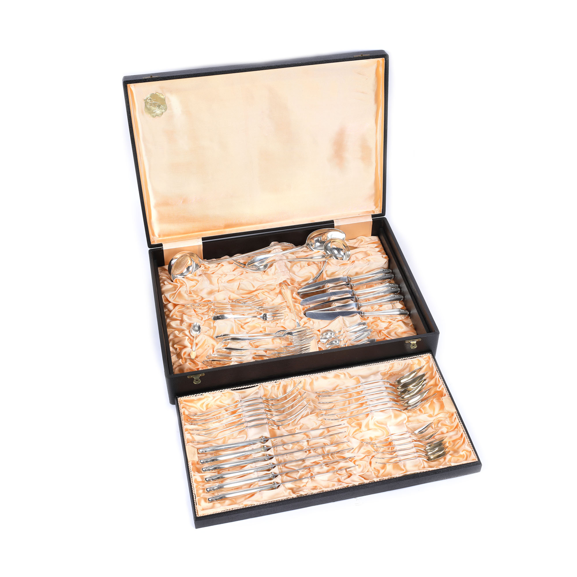 Silver cutlery service, for six people, approx. 1940