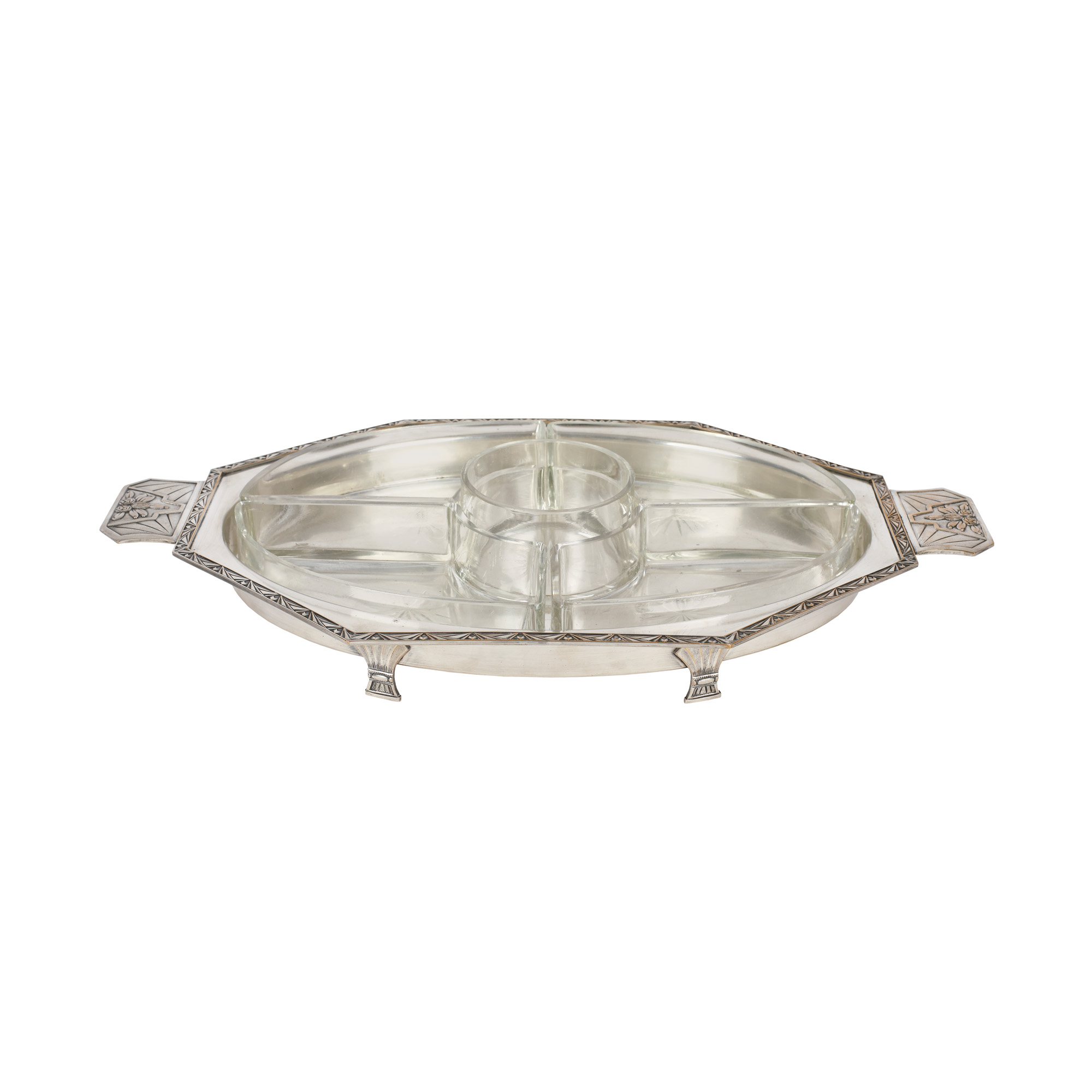 Serviciu de masă Art Deco, pentru aperitive, cca. 1925