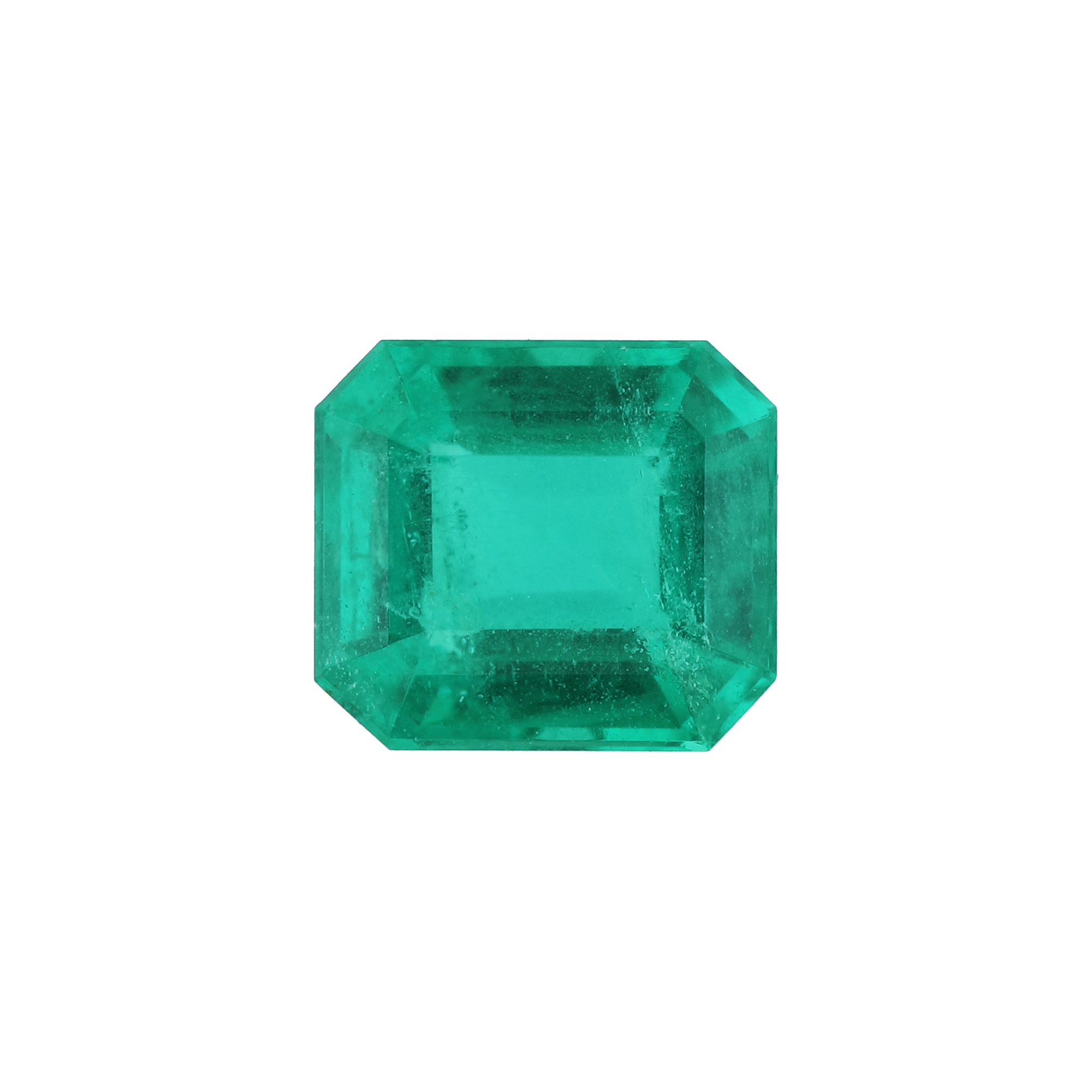 Smarald verde, octagonal step cut, cca. 1,0 ct, vine însoțit de certificat GIA